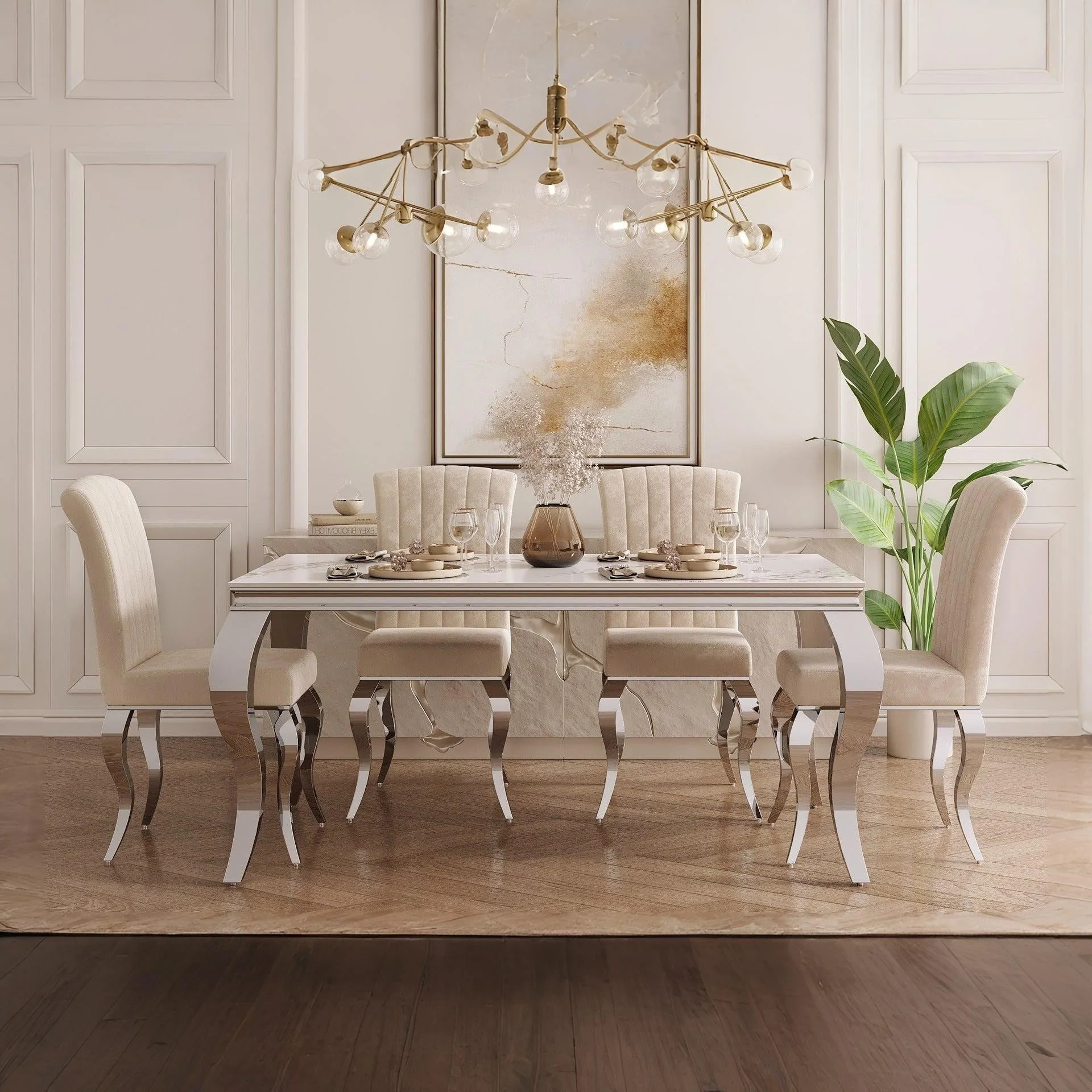 Raven Rectangle Ceramic Dining Table 160 X 90cm - Image 2