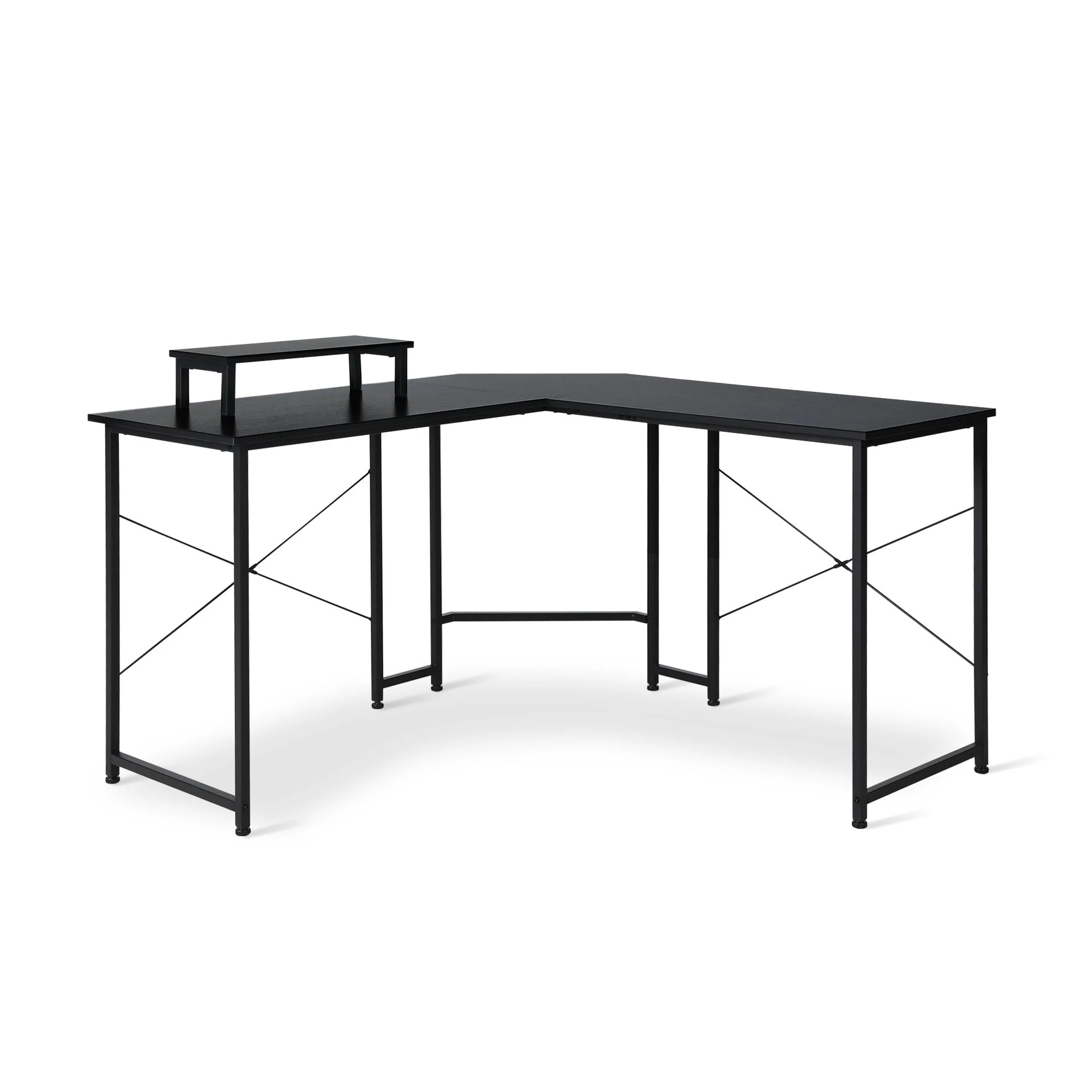 Roman Computer Corner Desk - Black - Image 2