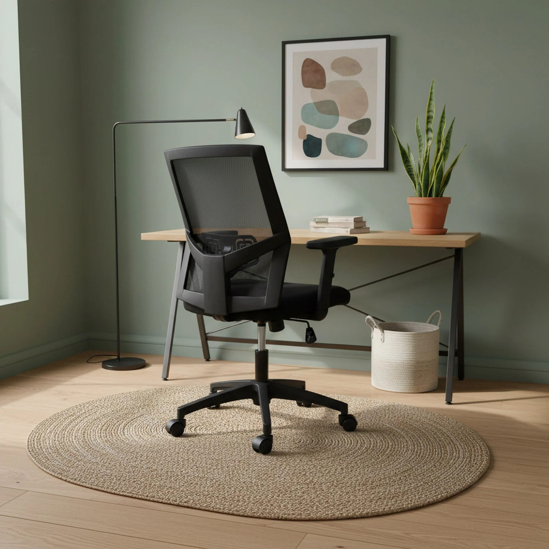 Rory Office Chair - Black - Image 2