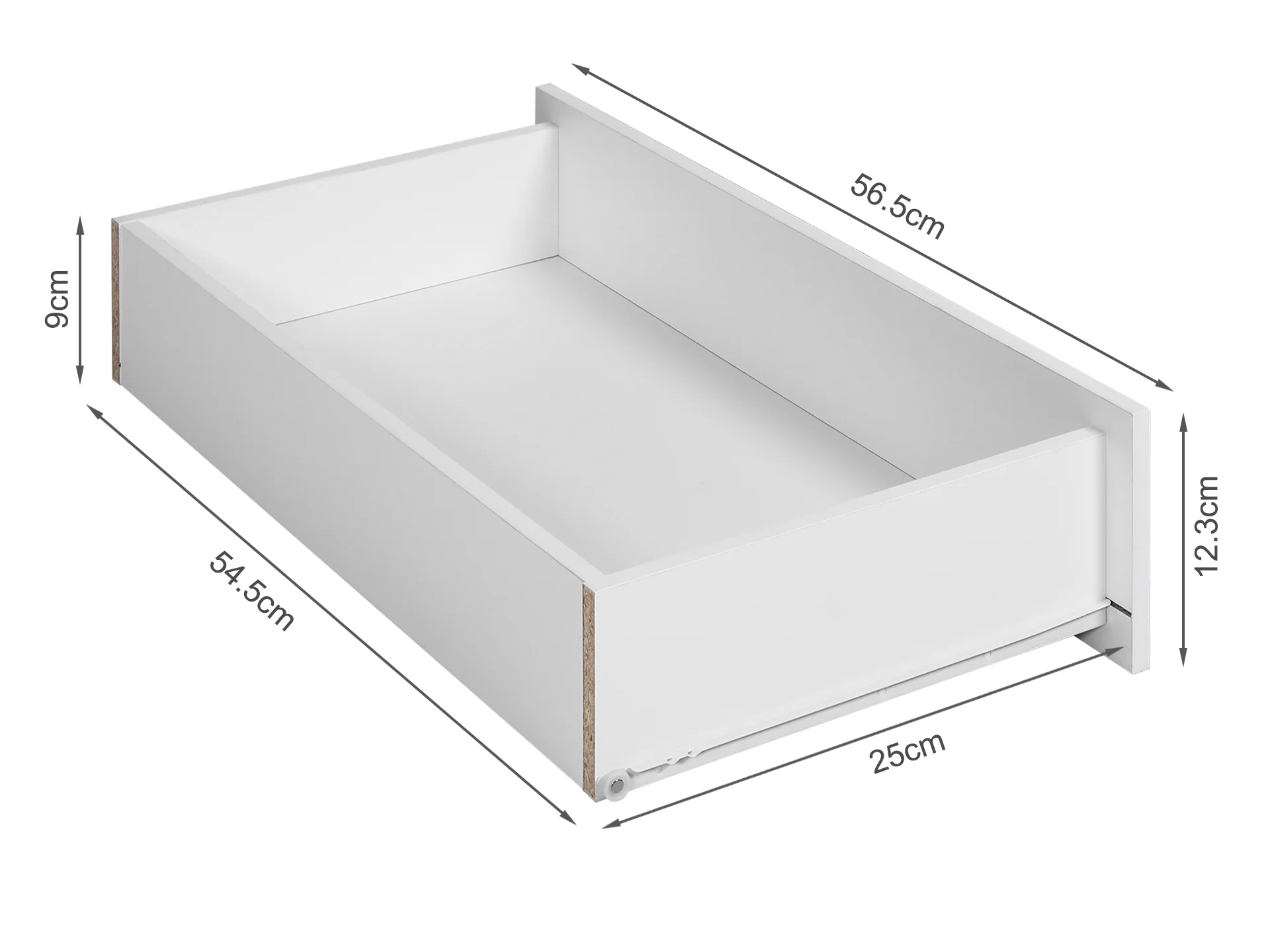 Rotoroa 6 Drawer Shoe Cabinet Storage Rack - White - Image 9