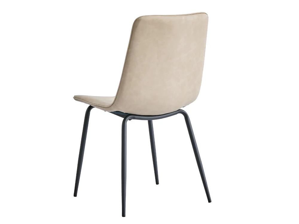 ROWAN 4PCS PU Leather Dining Chair - BEIGE - Image 11