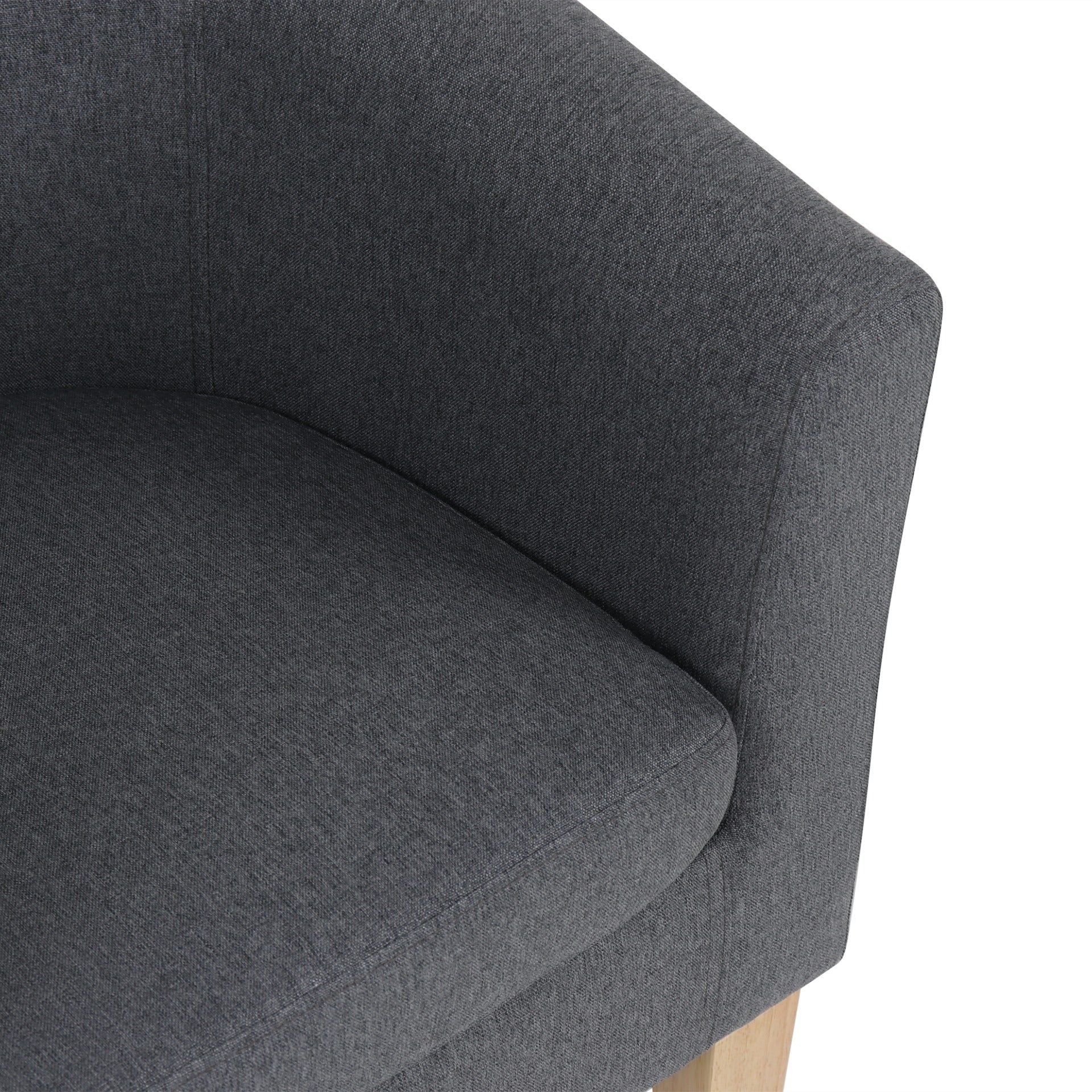 Ryan Tub Armchair - Dark Grey - Image 12