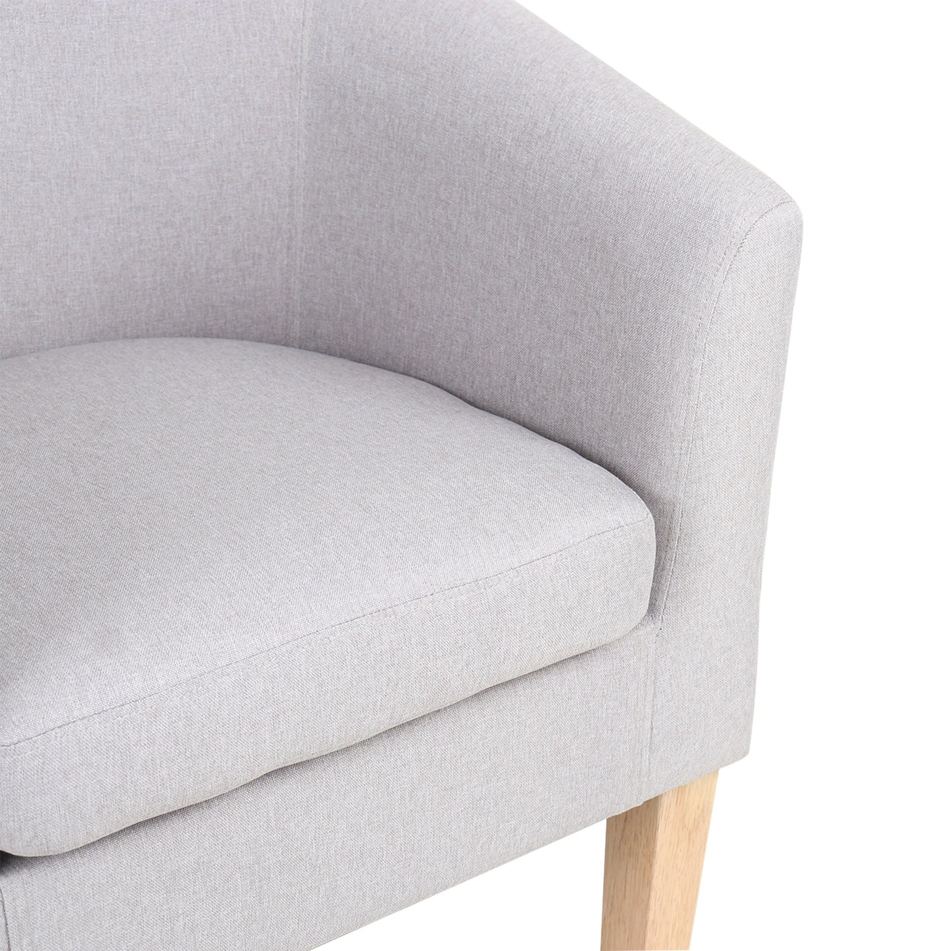Ryan Tub Armchair  - Light Grey - Image 13