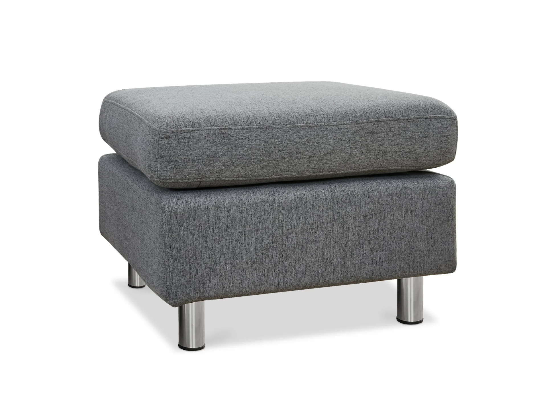 Seattle 3 Seater Sofa with Chaise - Dark Grey - Image 6