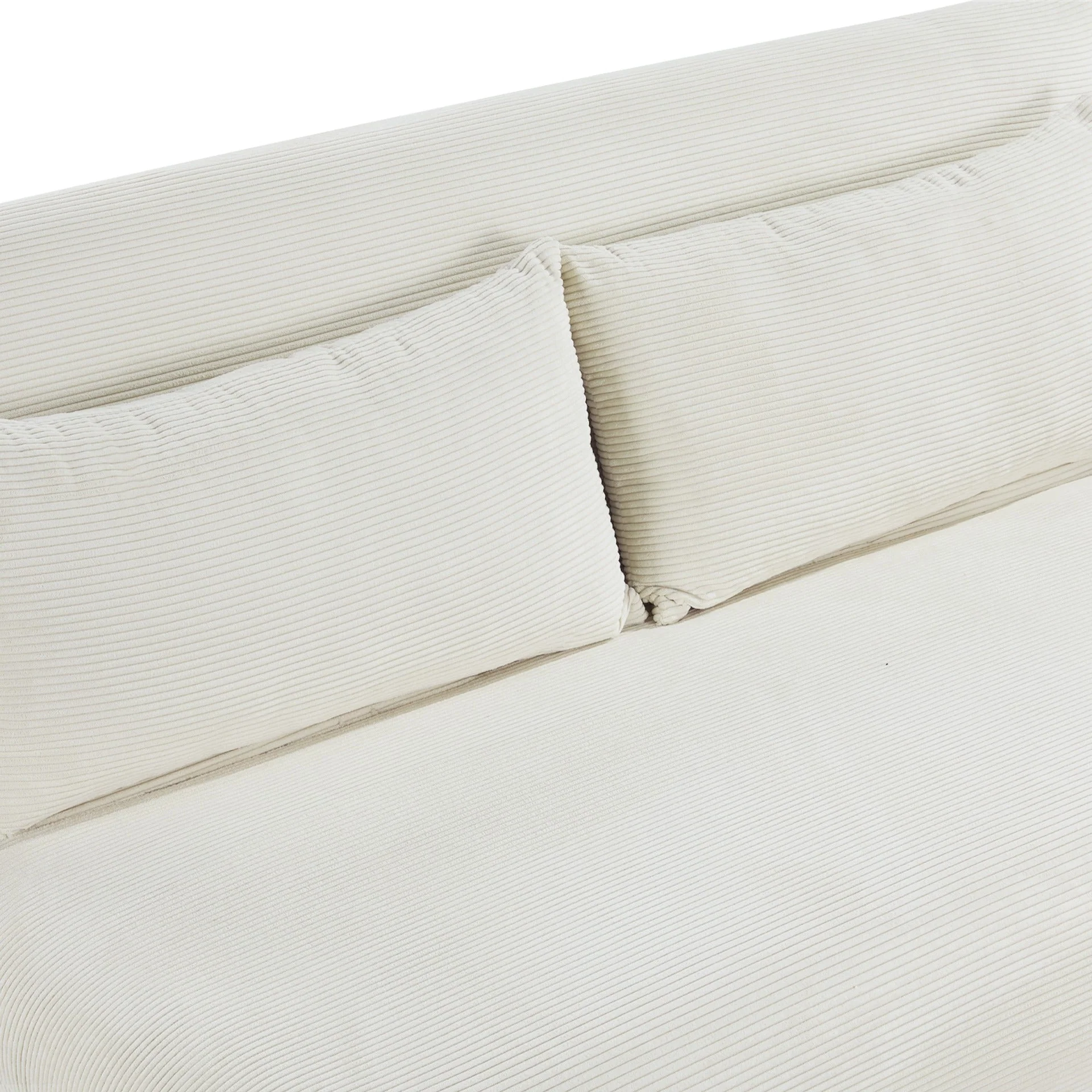 Hastings 2 Seater Fold-Out Sofa Bed - Beige - Image 14