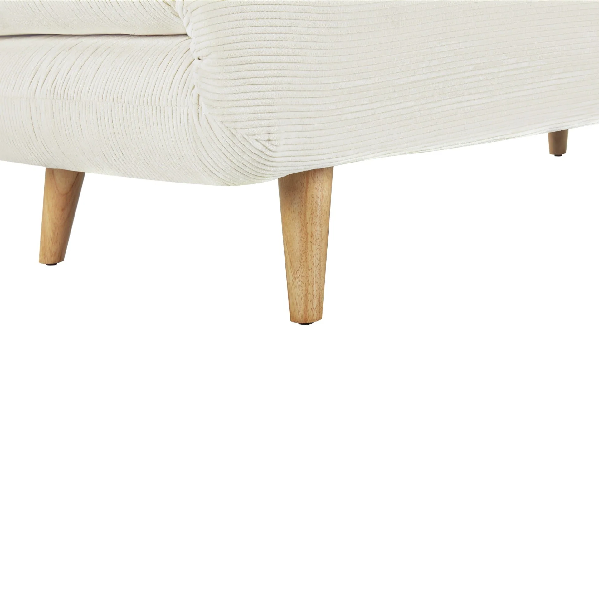 Hastings 2 Seater Fold-Out Sofa Bed - Beige - Image 15