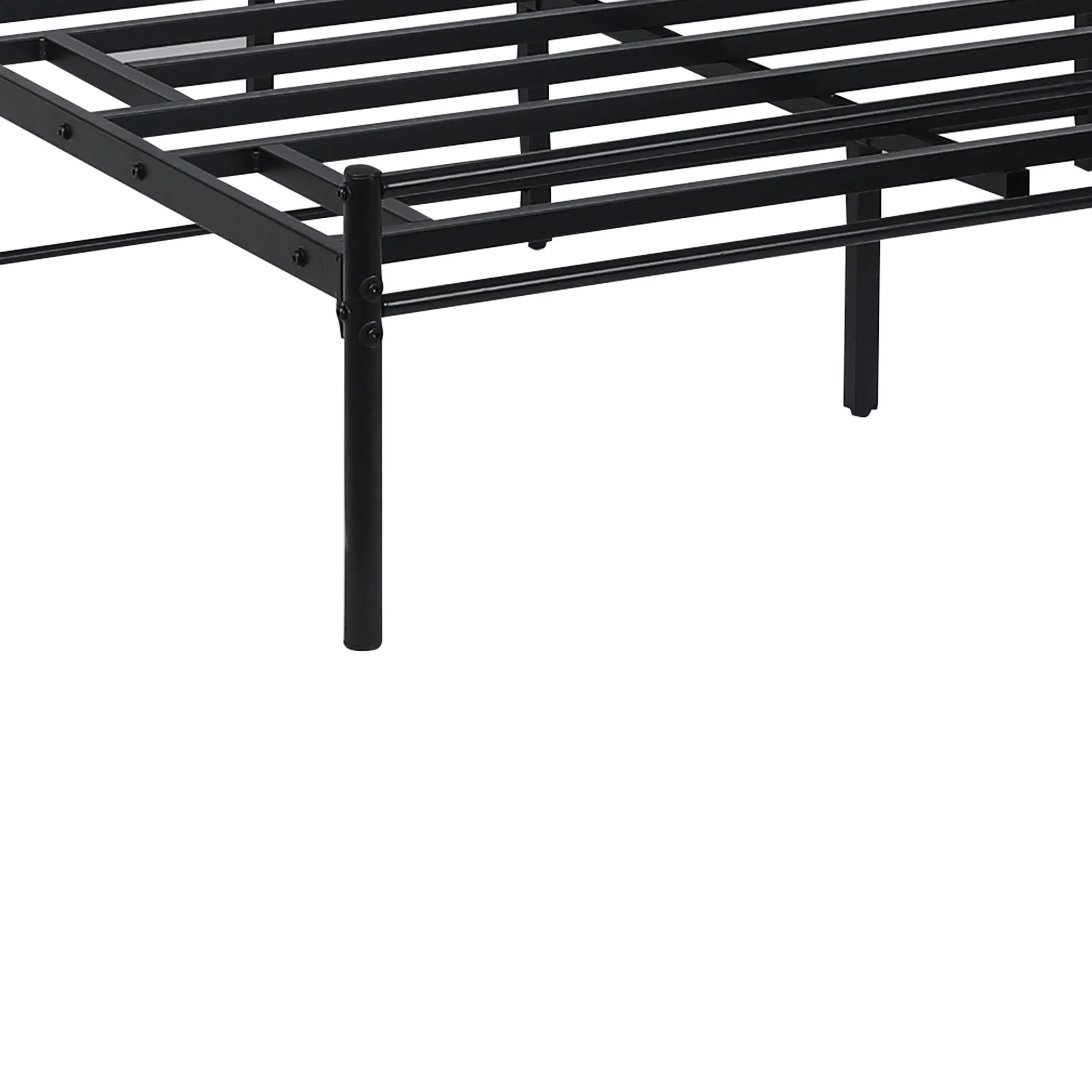 Sophia Double Metal Bed Frame - Black - Image 7