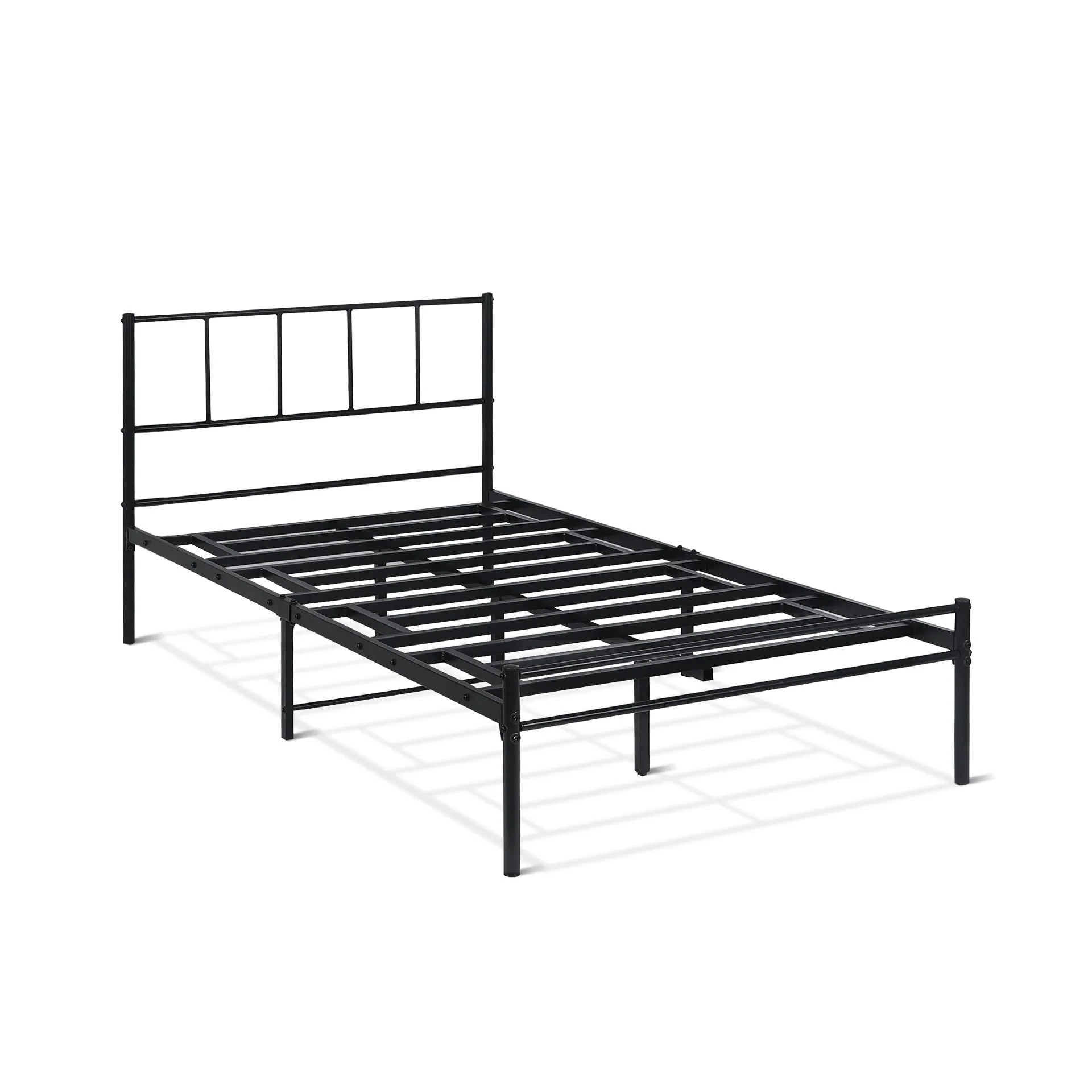 Sophia King Single Metal Bed Frame - Black - Image 7