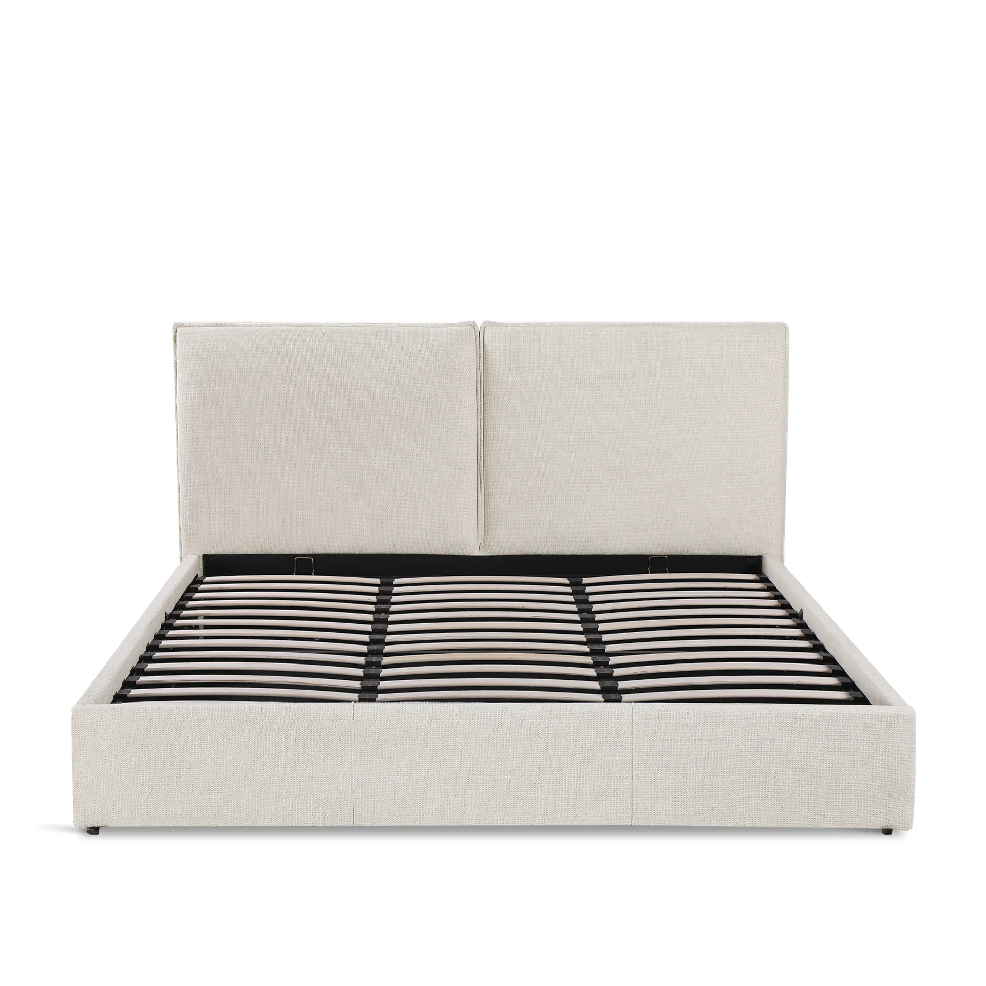 Sorell Super King Gas Lift Bed Frame - Beige - Image 8