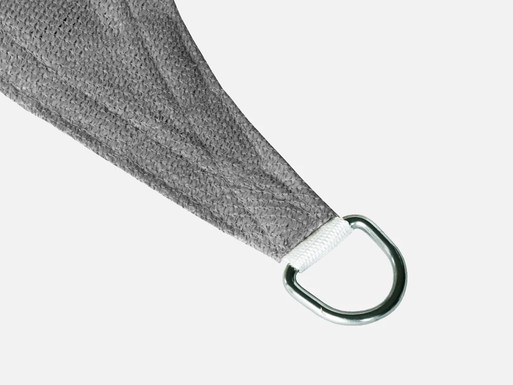 Square Shade Sail 5m x 5m - GREY - Image 5