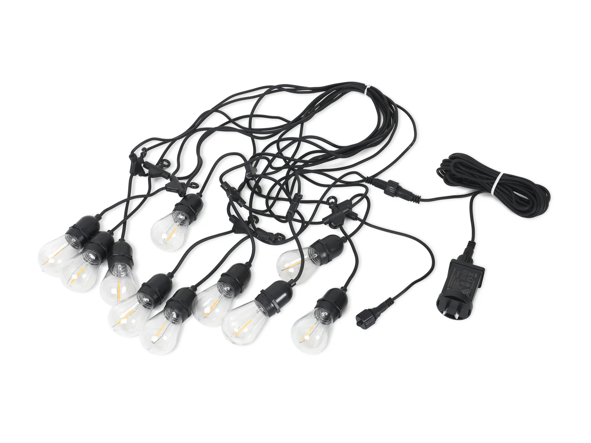 Straight Side 10 LED Festoon Lights String Lights 14m - Image 4