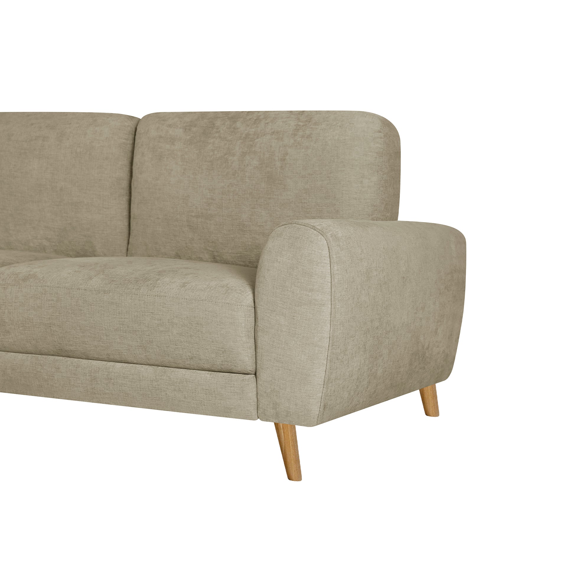 Suki Linen 2 Seater Sofa - Beige - Image 14