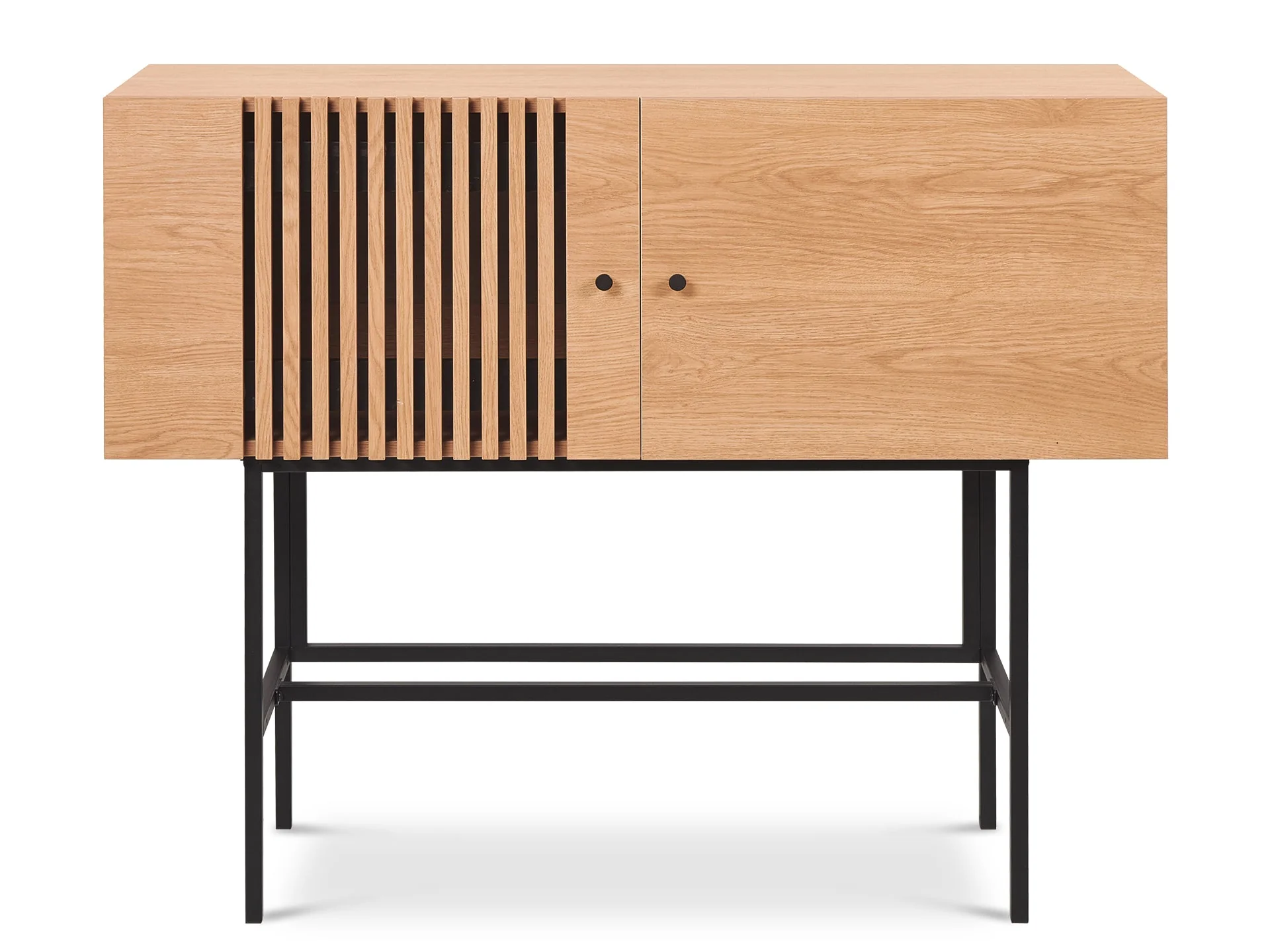 Tarkine 1.2m Wooden Buffet Sideboard - Oak - Image 4