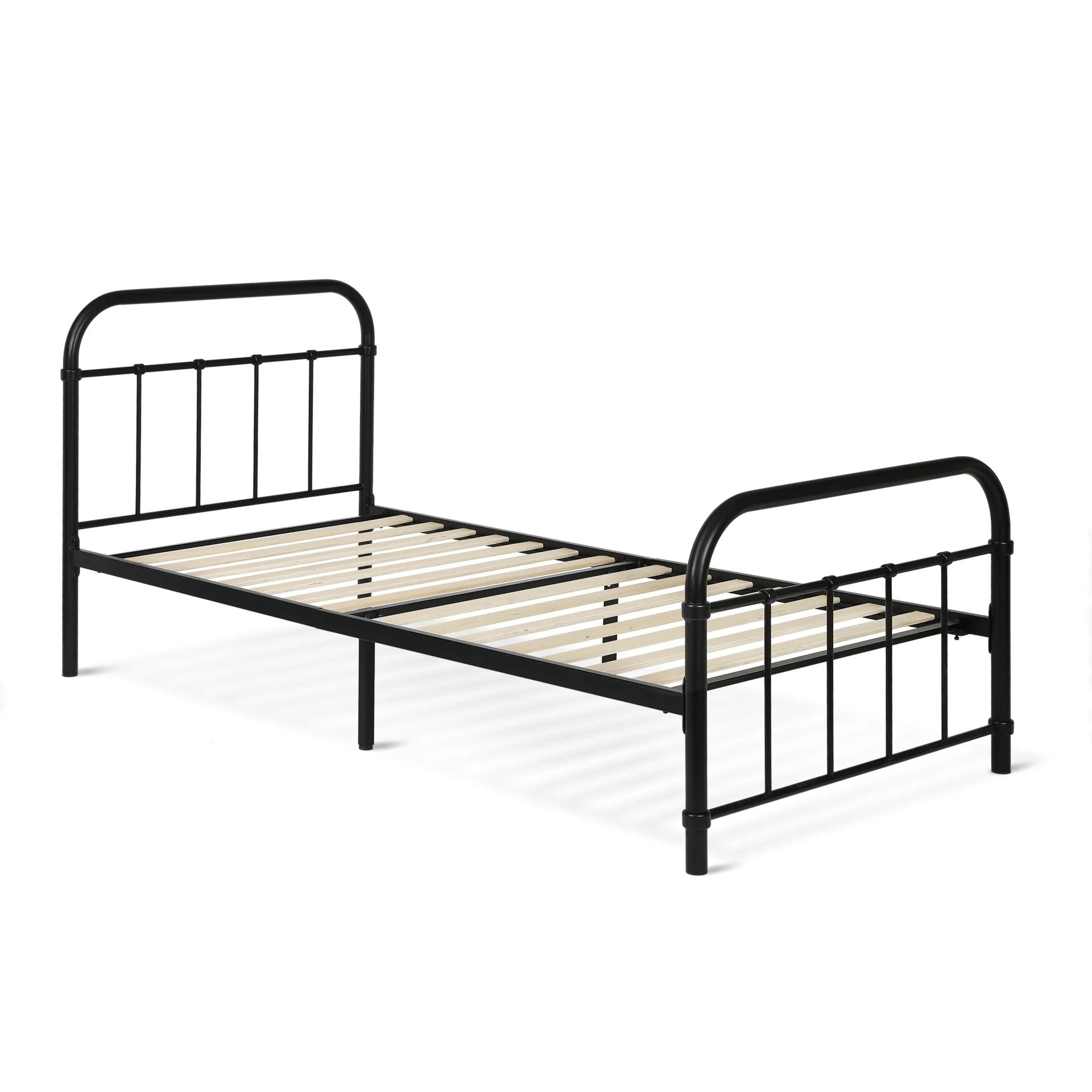 Taylor Single Metal Bed Frame - Black - Image 8