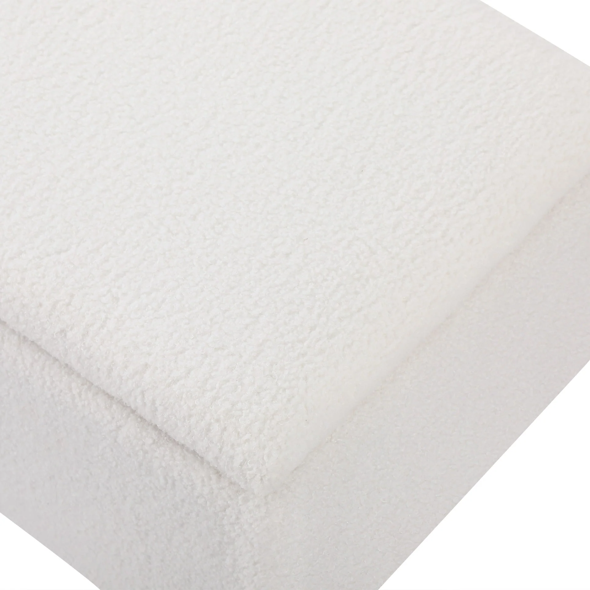 Theodore Boucle Storage Ottoman Bench - White - Image 8