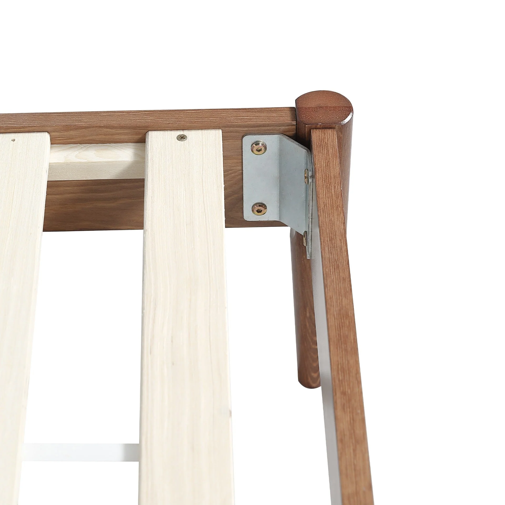Tolmount King Wooden Bed Frame - Walnut - Image 9