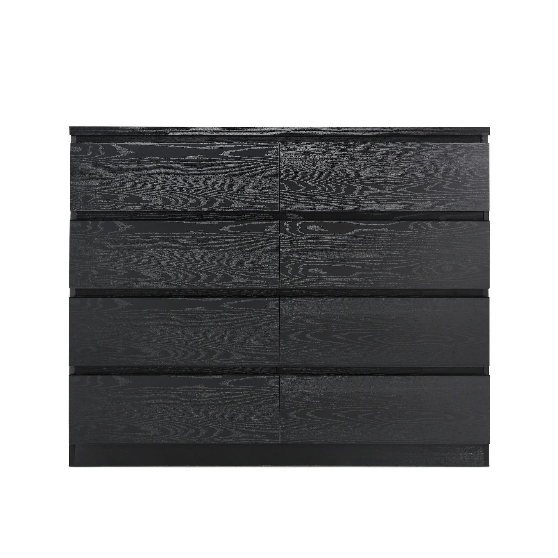 Tongass Wooden 8 Drawers Lowboy - Black - Image 10