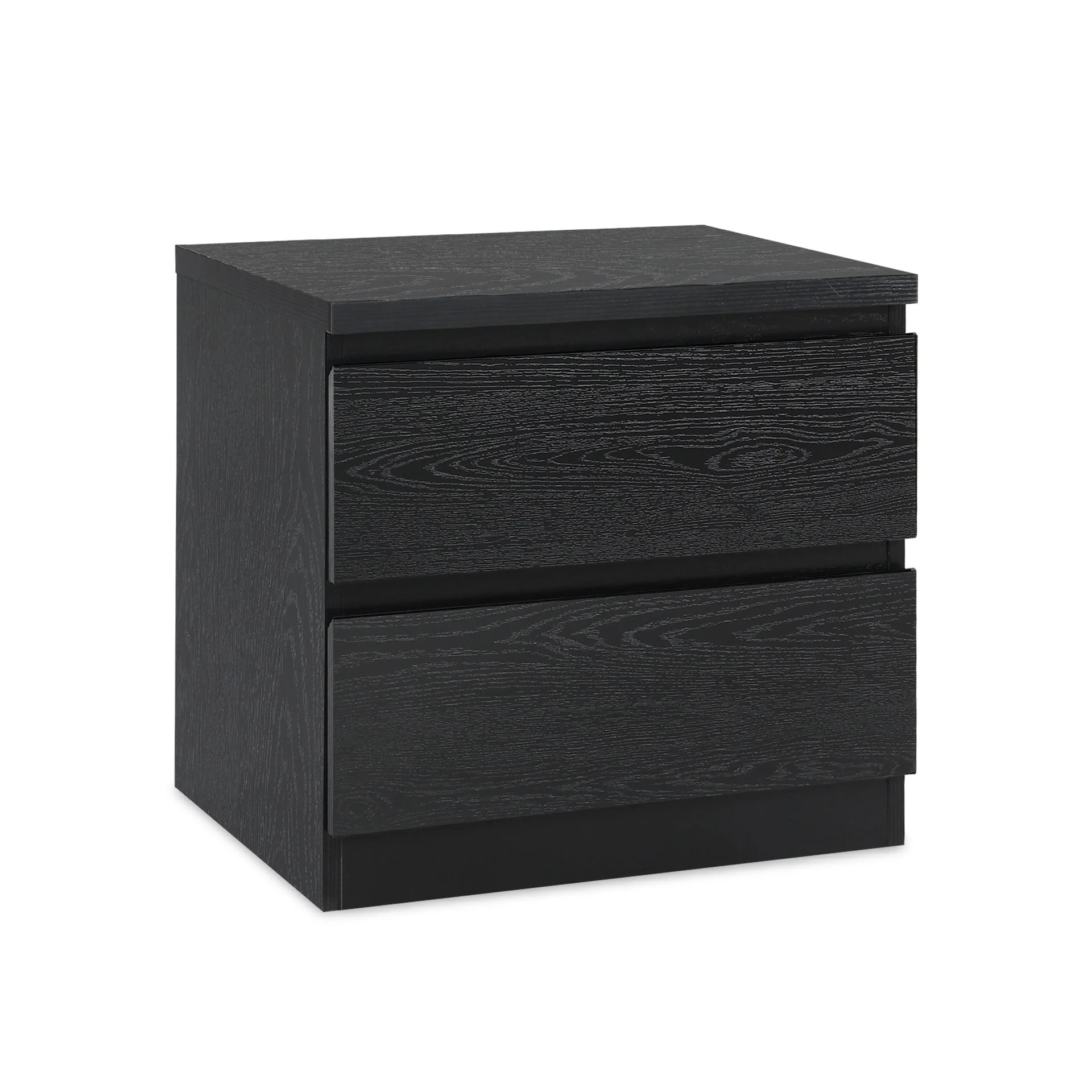 Tongass Wooden Bedside Table - Black - Image 9