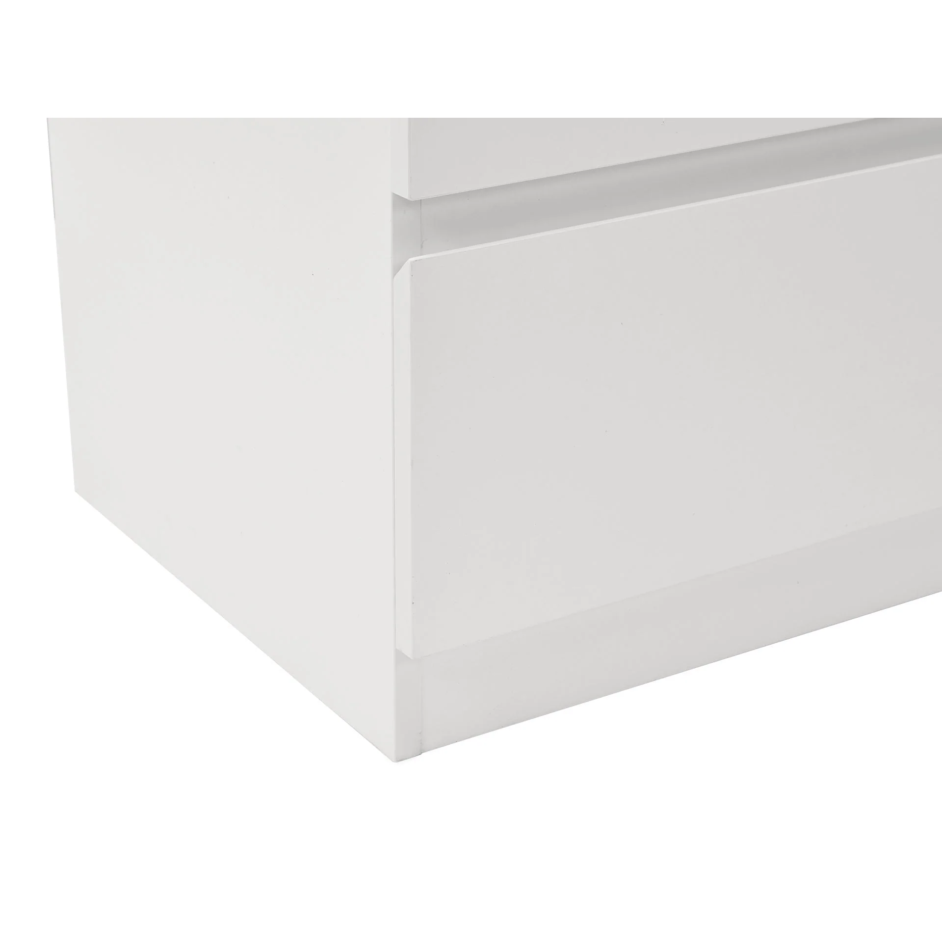 Tongass Wooden Tallboy 6 Drawers - White - Image 10
