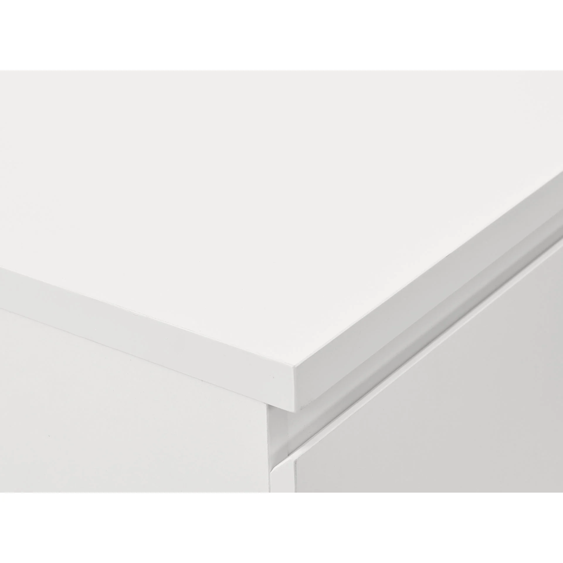 Tongass Wooden Tallboy 6 Drawers - White - Image 8