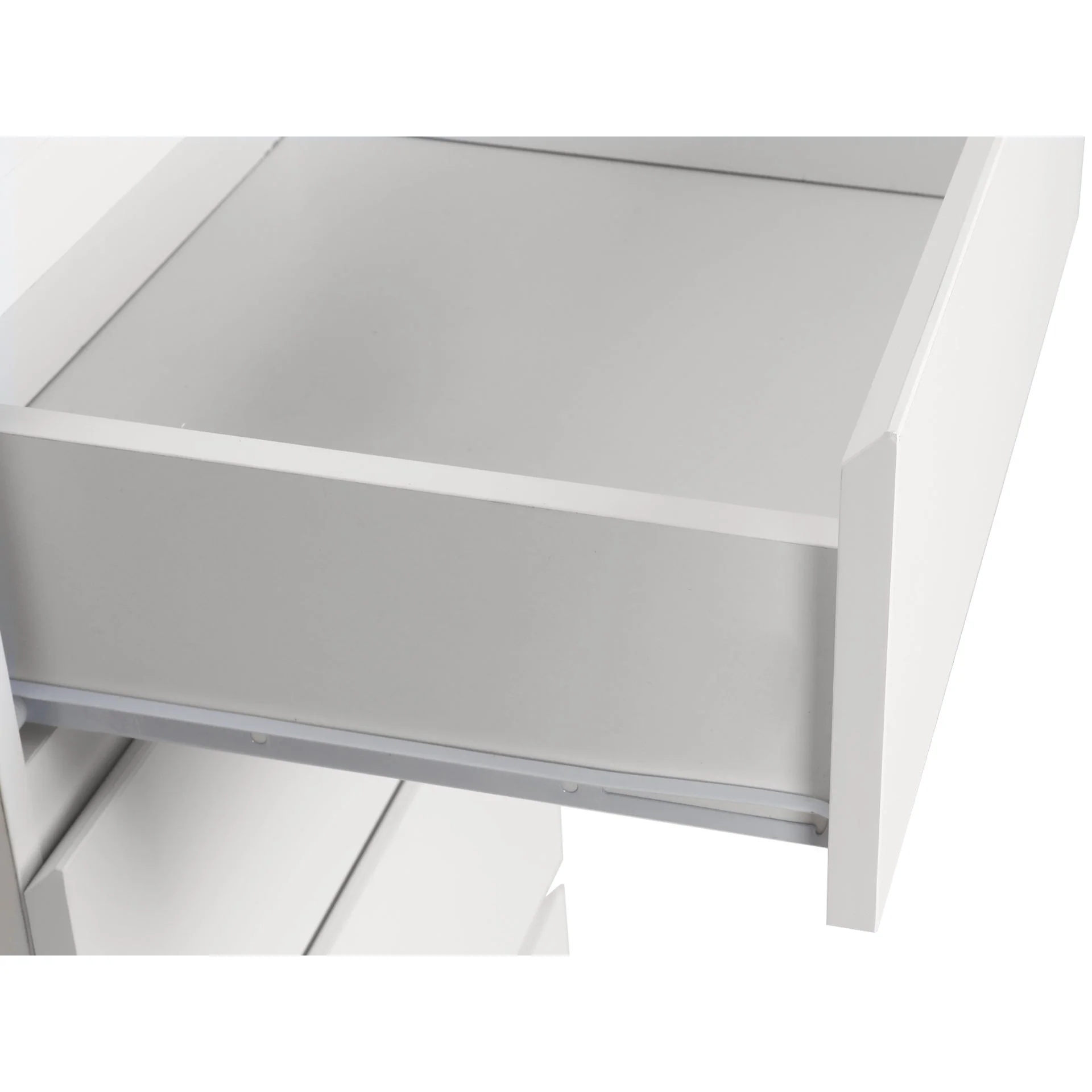 Tongass Wooden Tallboy 6 Drawers - White - Image 9