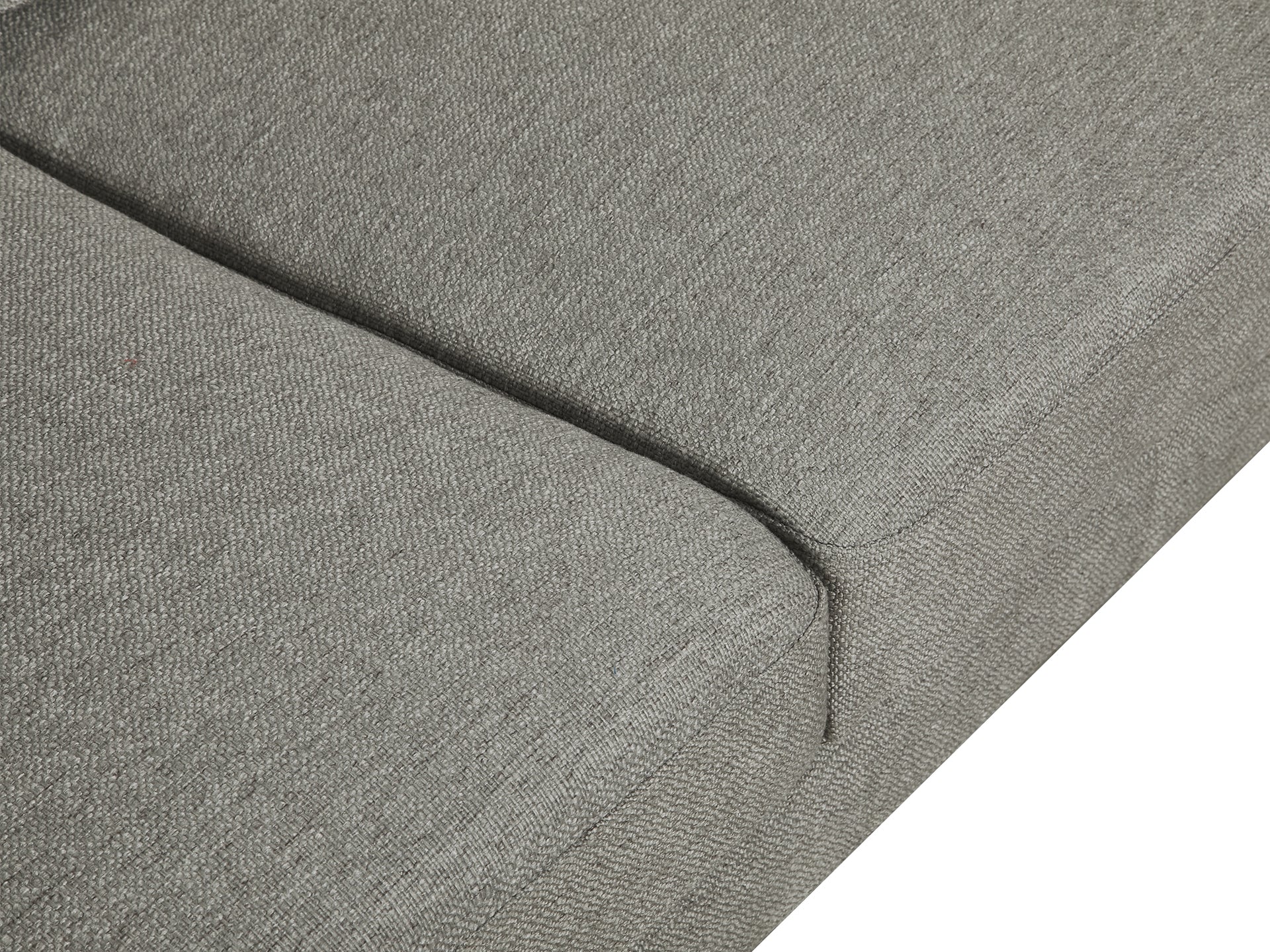 TORONTO 3 Seater Fabric Sofa - LIGHT GREY - Image 5