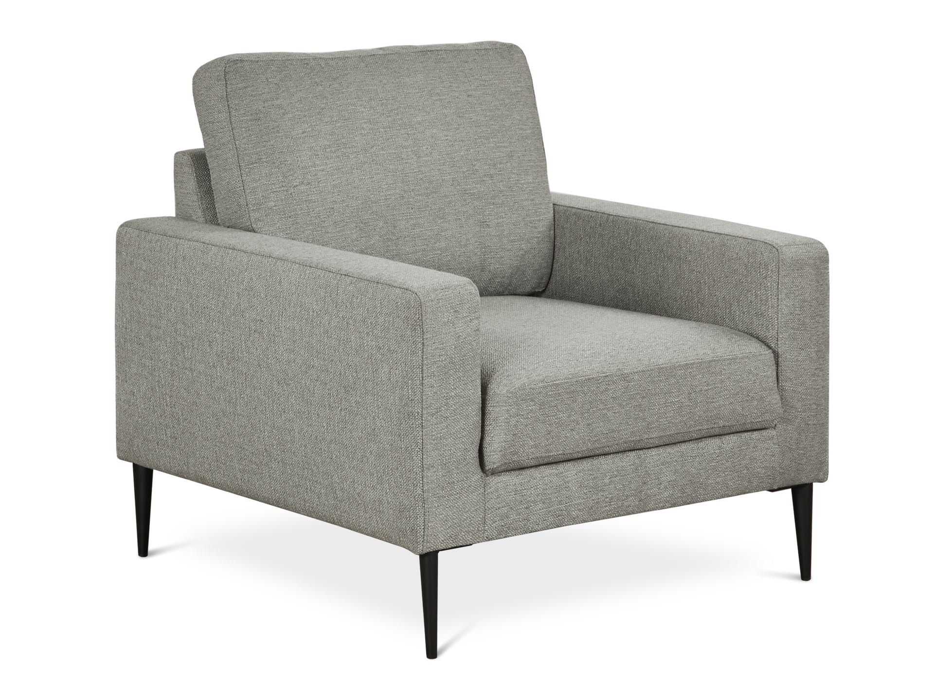 Toronto Occasional Fabric Chair - Light Grey - Image 2