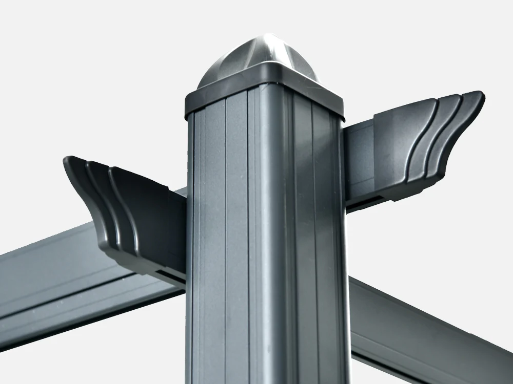 ToughOut Aluminium Pergola with Retractable Canopy 4x3M - Image 18