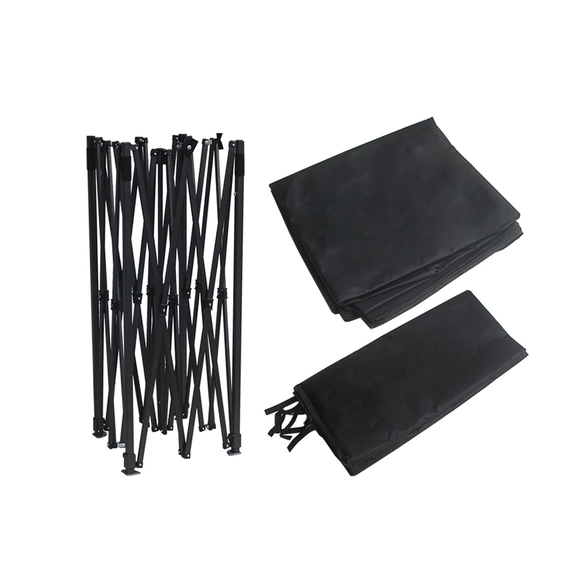 Toughout Breeze Gazebo with 3 Side Walls 3x3m - Black - Image 13
