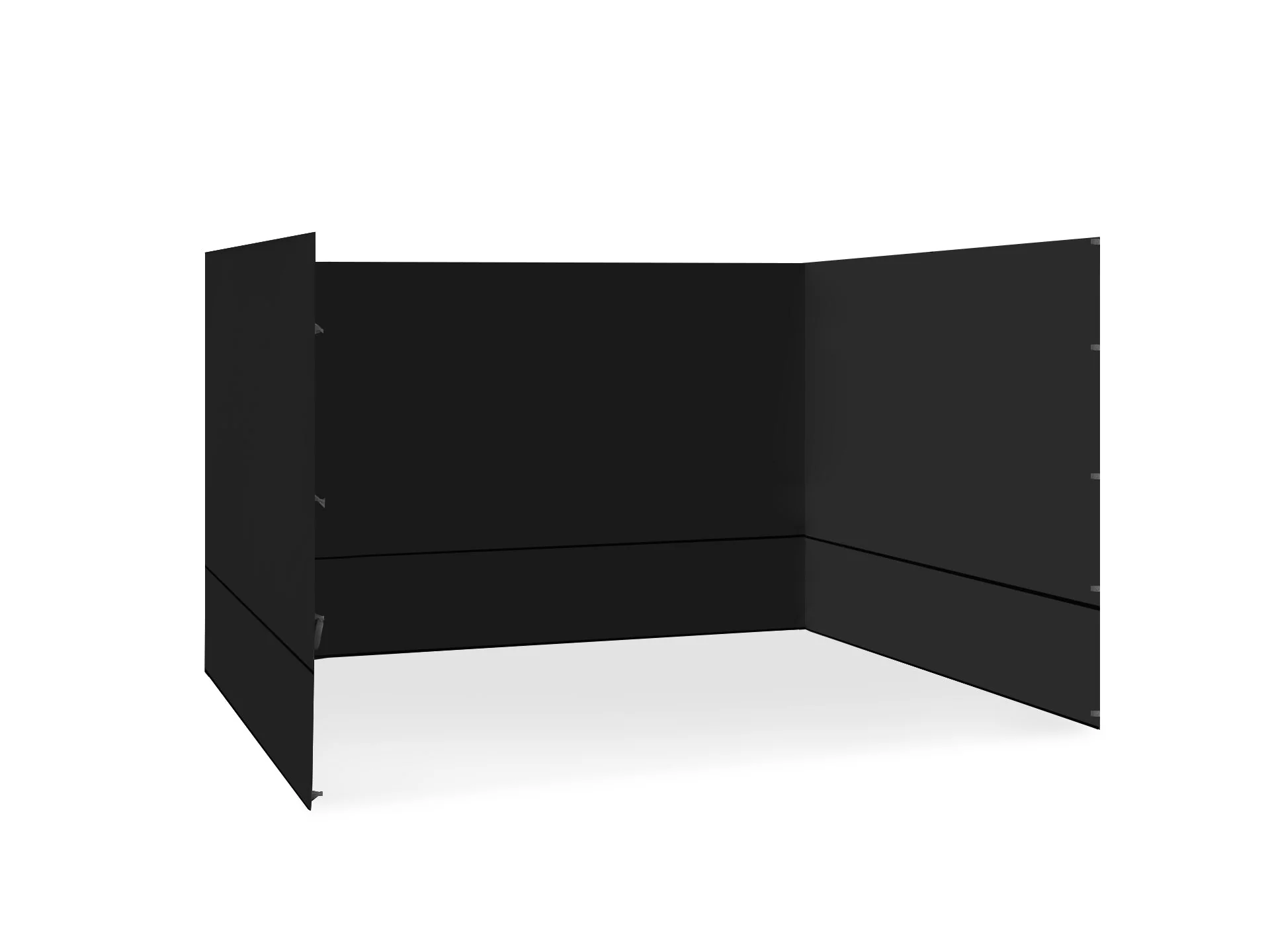 Toughout Breeze Gazebo Side Wall 3x3m - Black - Image 2
