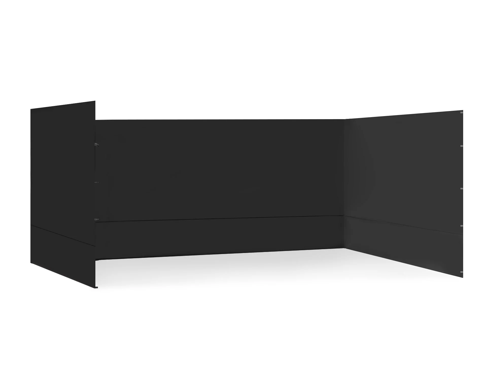 Toughout Breeze Gazebo Side Wall 3x4.5m - Black - Image 2