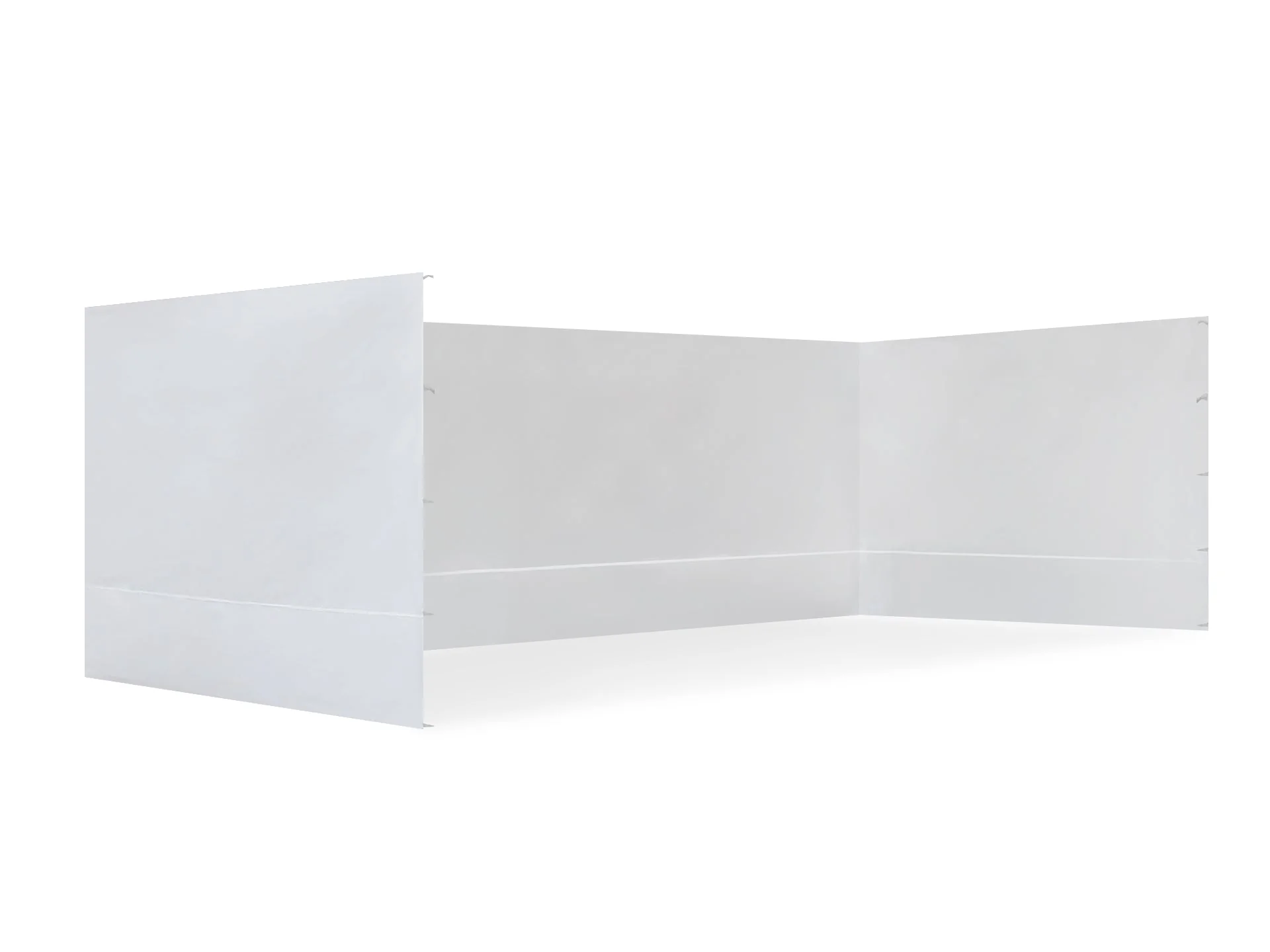 Toughout Breeze Gazebo Side Wall 3x6m - White - Image 2