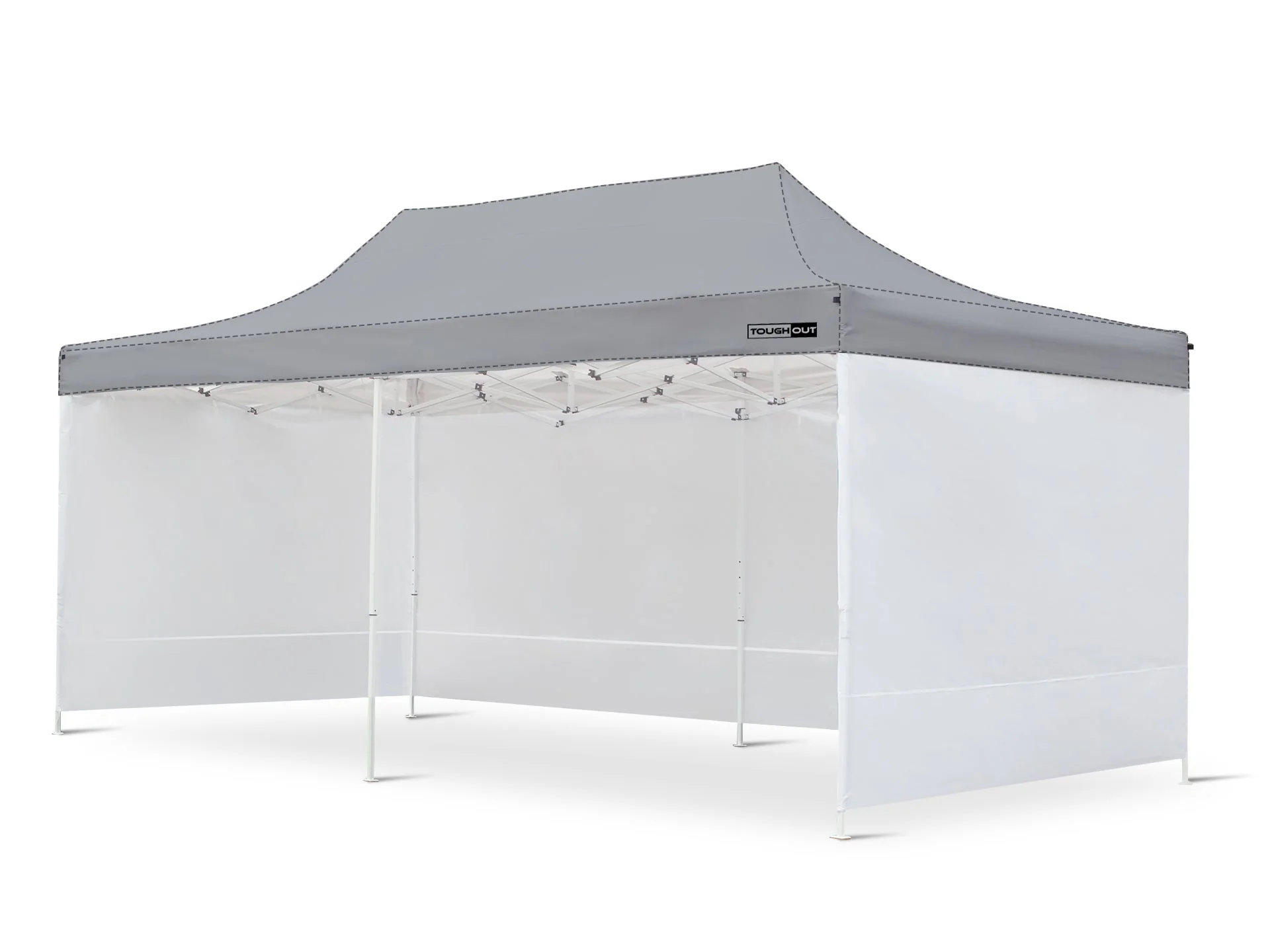 Toughout Breeze Gazebo Side Wall 3x6m - White - Image 3