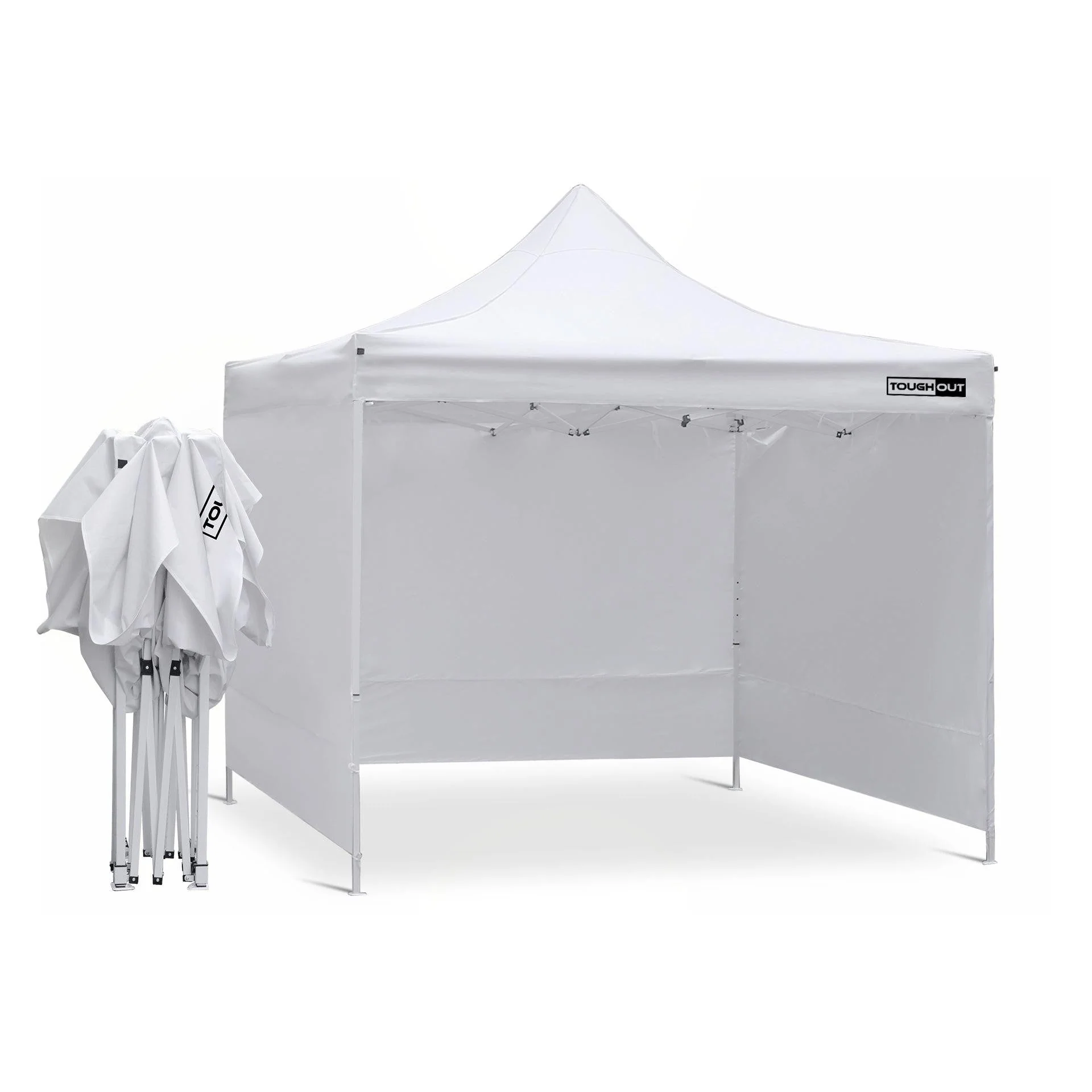 Toughout Breeze Gazebo with 3 Side Walls 3x3m - White - Image 13