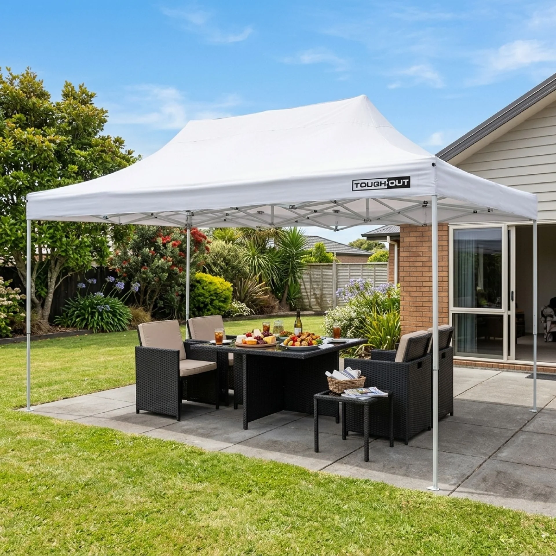 Toughout Breeze Gazebo 3 x 4.5m - White - Image 8