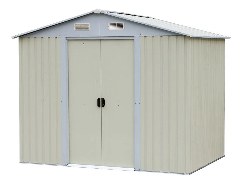 ToughOut Garden Shed 1.83 x 2.57 x 2.09M - BEIGE - Image 3