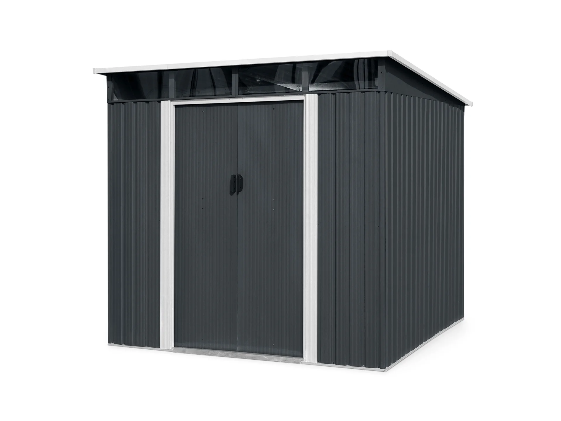 TOUGHOUT Garden Shed 1.93M x 2.38M x 2.02M - BLACK - Image 2