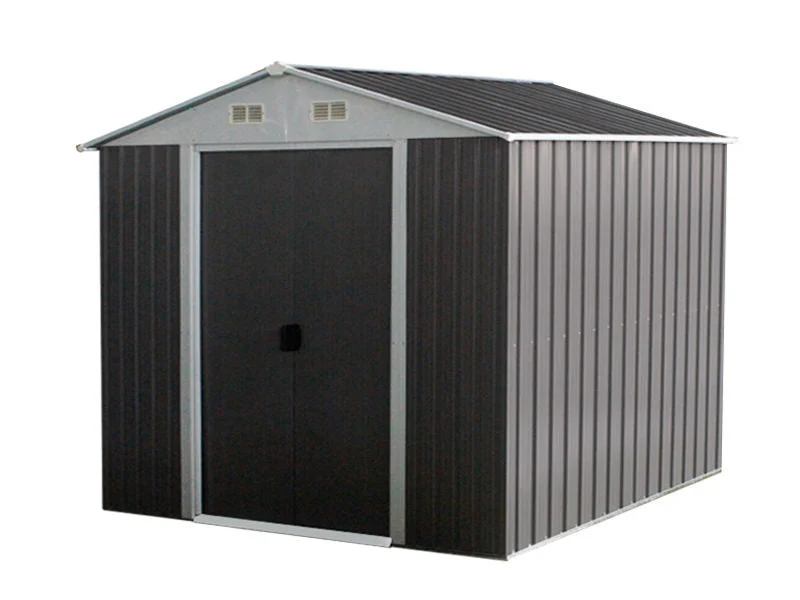 ToughOut Garden Shed  6'×8' ft - 2.05 x 2.58 x 2.08M - GREY - Image 2