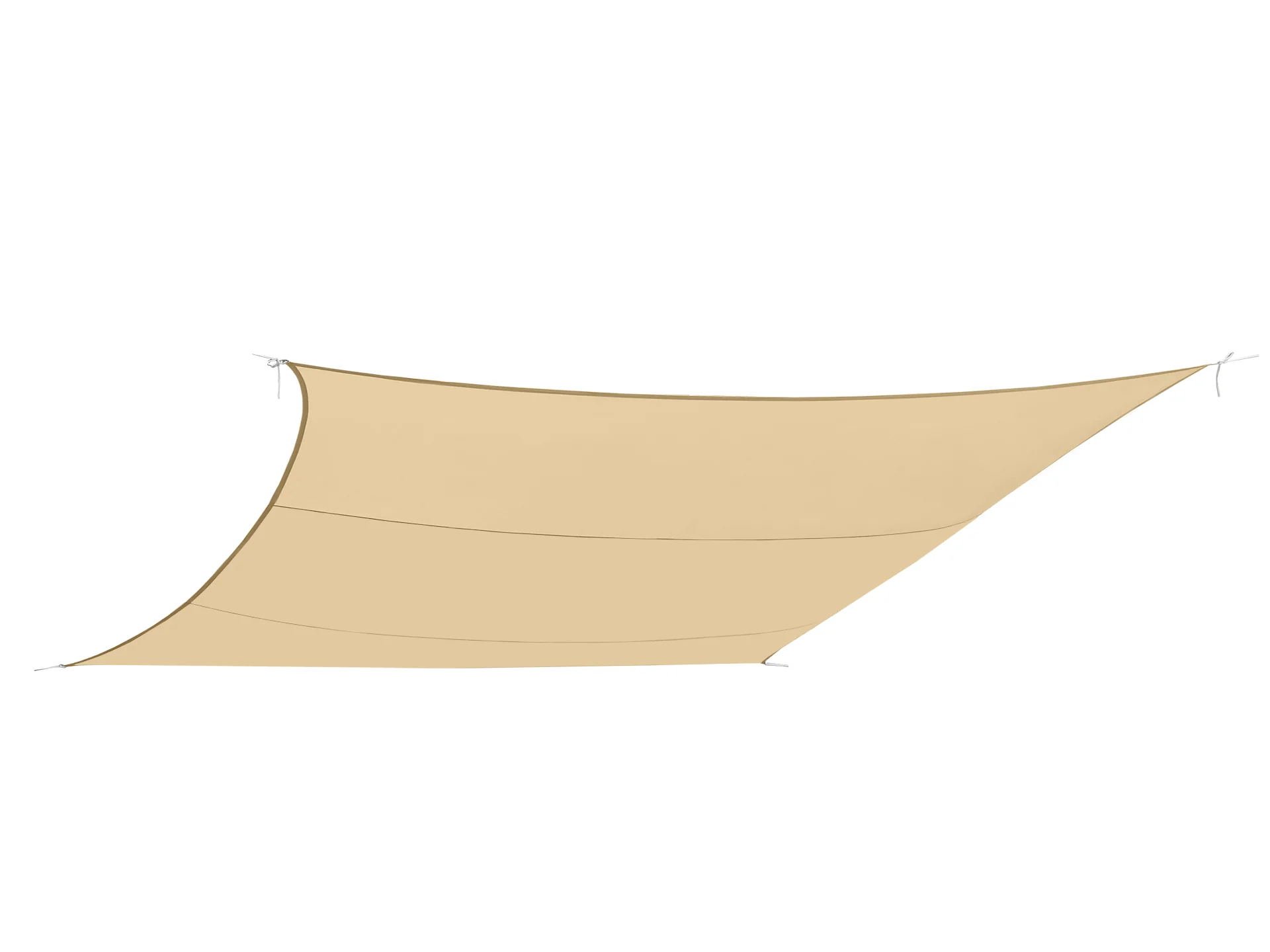 Toughout Serein Waterproof Rectangle Shade Sail 6m x 8m - Sand - Image 2