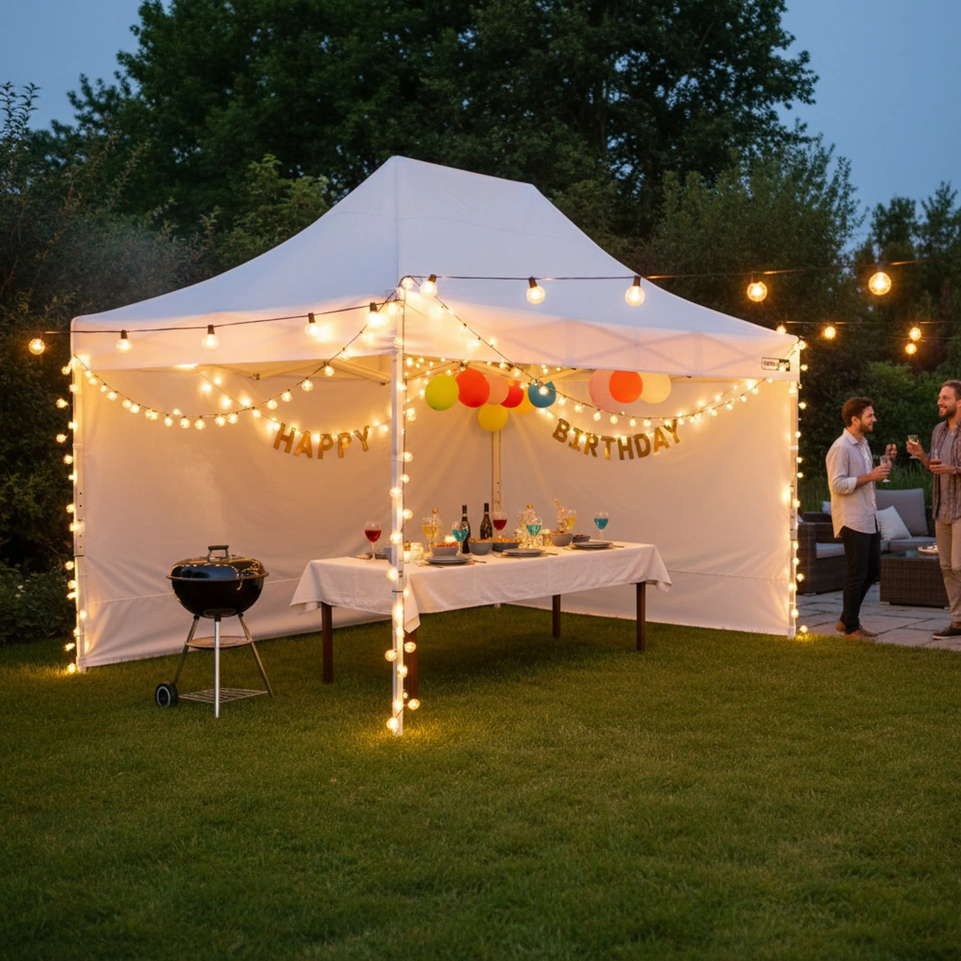 Toughout Thunderstorm Gazebo 3 x 4.5m - White - Image 10