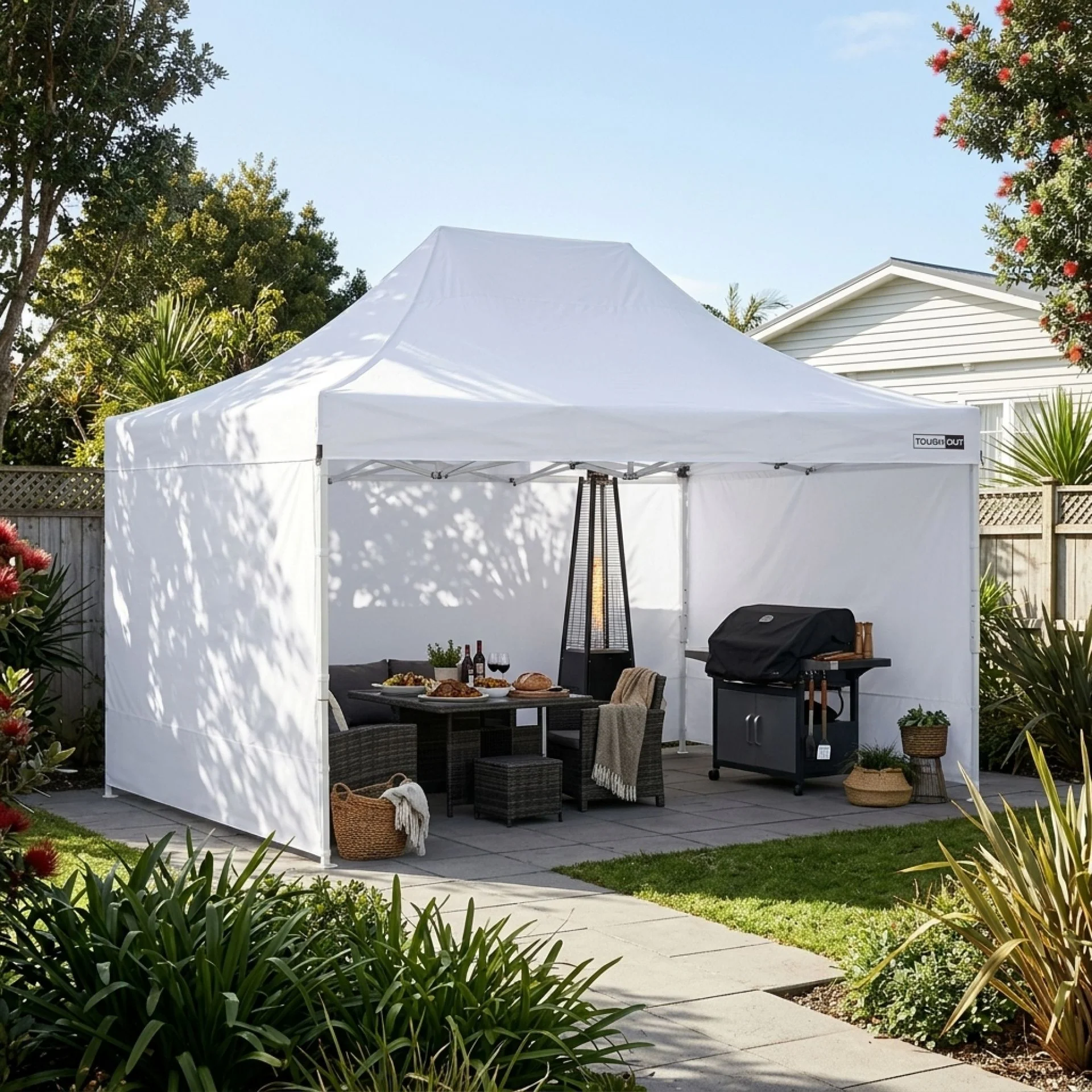 Toughout Thunderstorm Gazebo 3 x 4.5m - White - Image 8