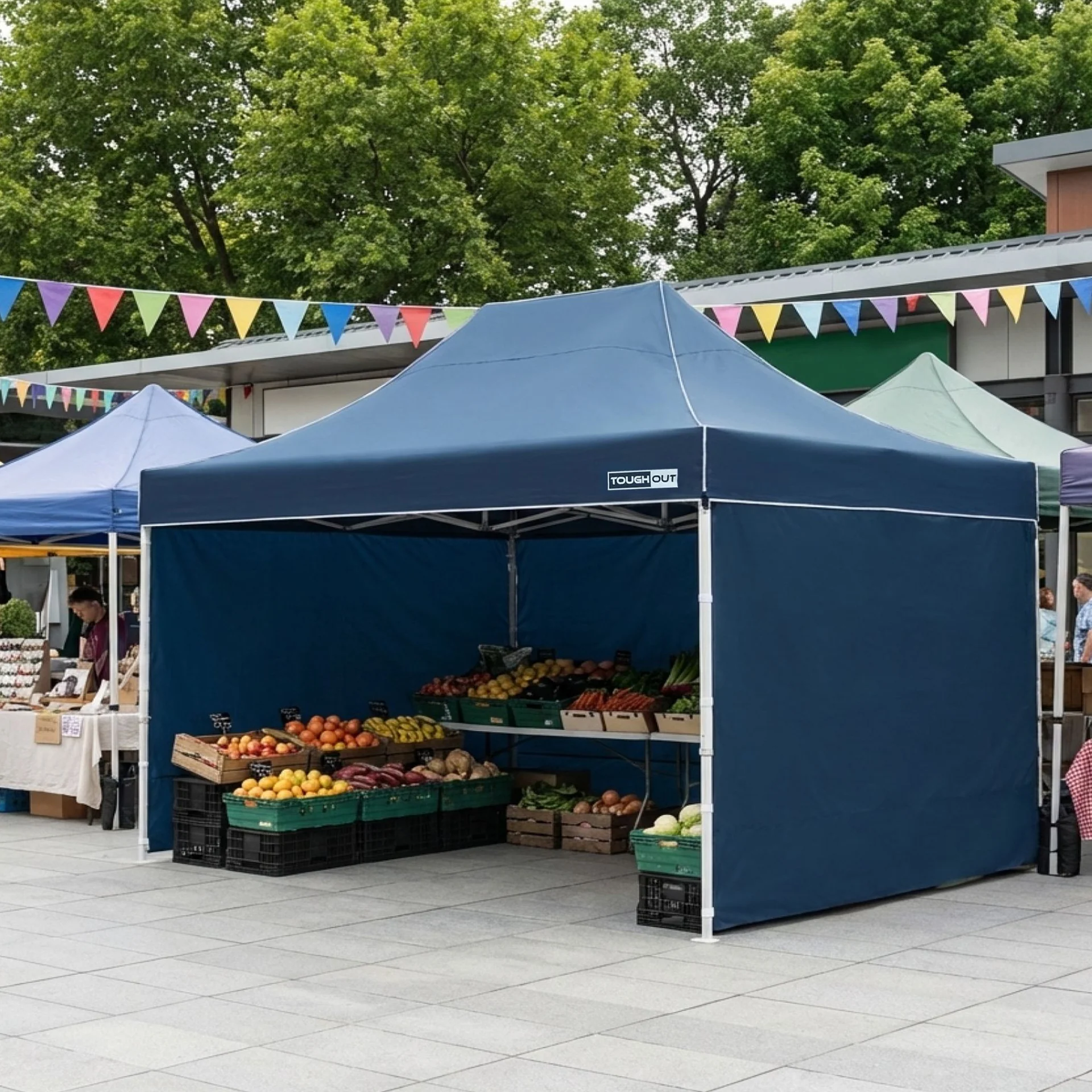 Toughout Thunderstorm Gazebo 3 x 4.5m - Navy - Image 10