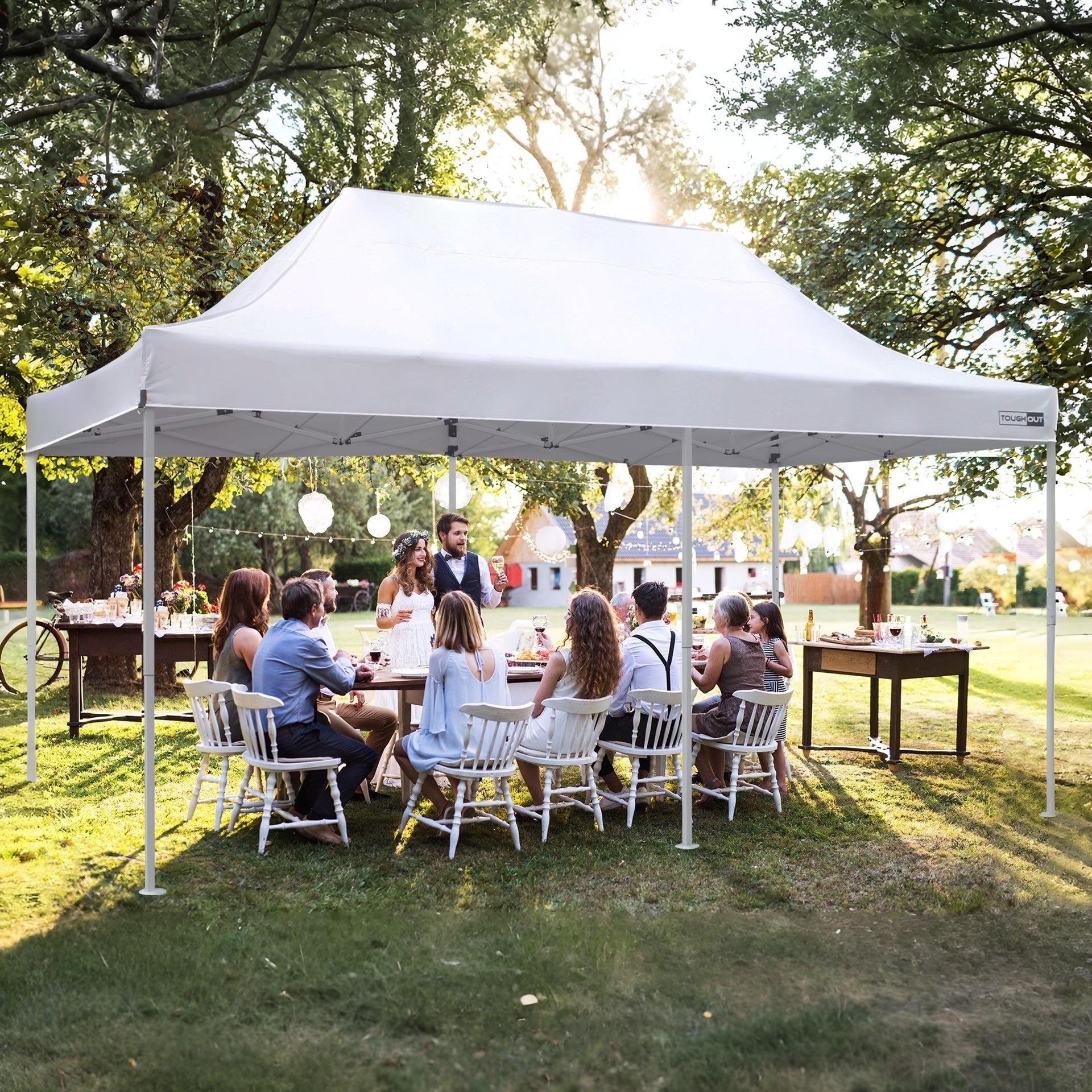 Toughout Thunderstorm Gazebo 3 x 6m - White - Image 8