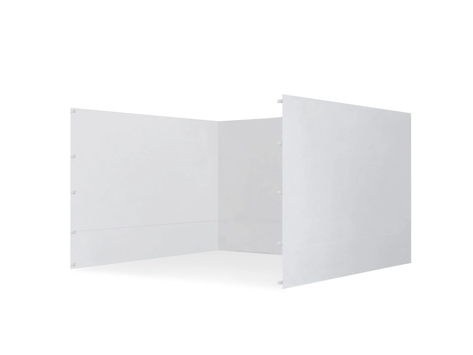Toughout Thunderstorm Gazebo Side Wall 3x3m - White - Image 4