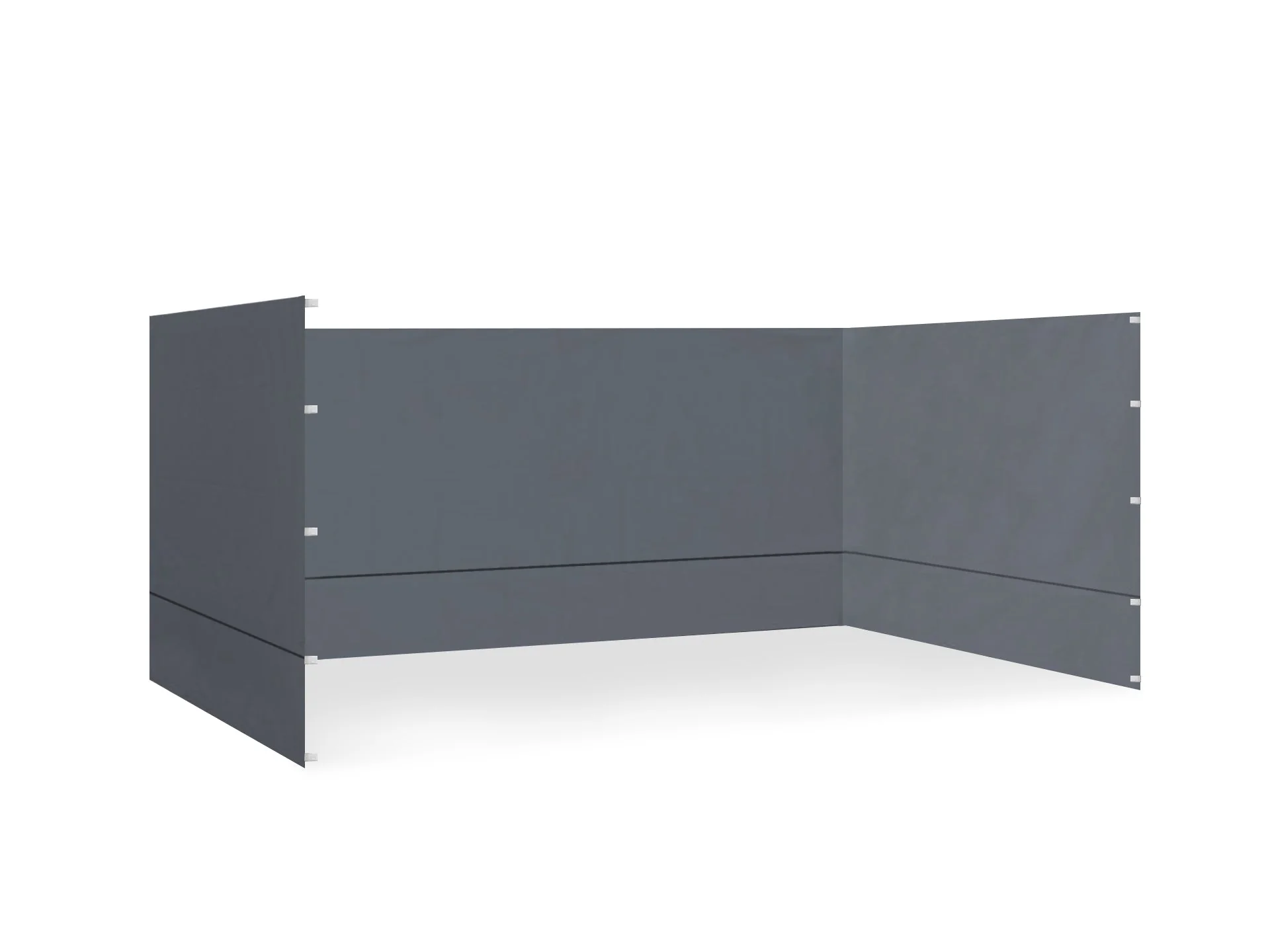Toughout Thunderstorm Gazebo Side Wall 3x4.5m - Grey - Image 2