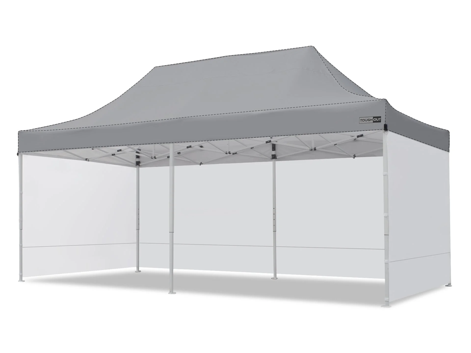 Toughout Thunderstorm Gazebo Side Wall 3x6m - White - Image 3