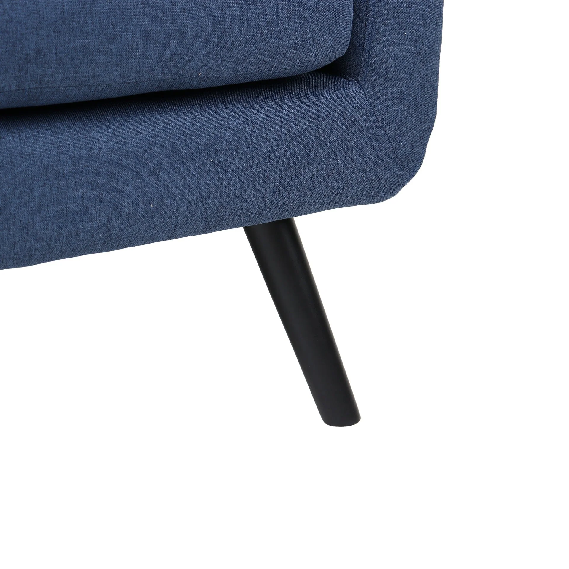 Tulo Linen Armchair - Dark Blue - Image 14
