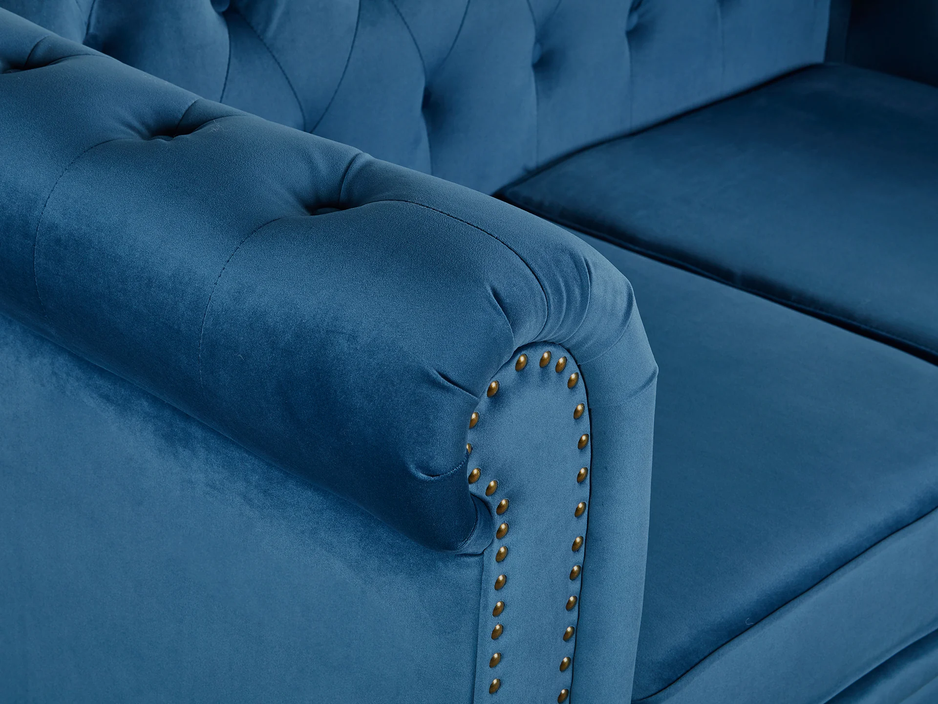VAGAS 2 Seater Sofa - BLUE - Image 5