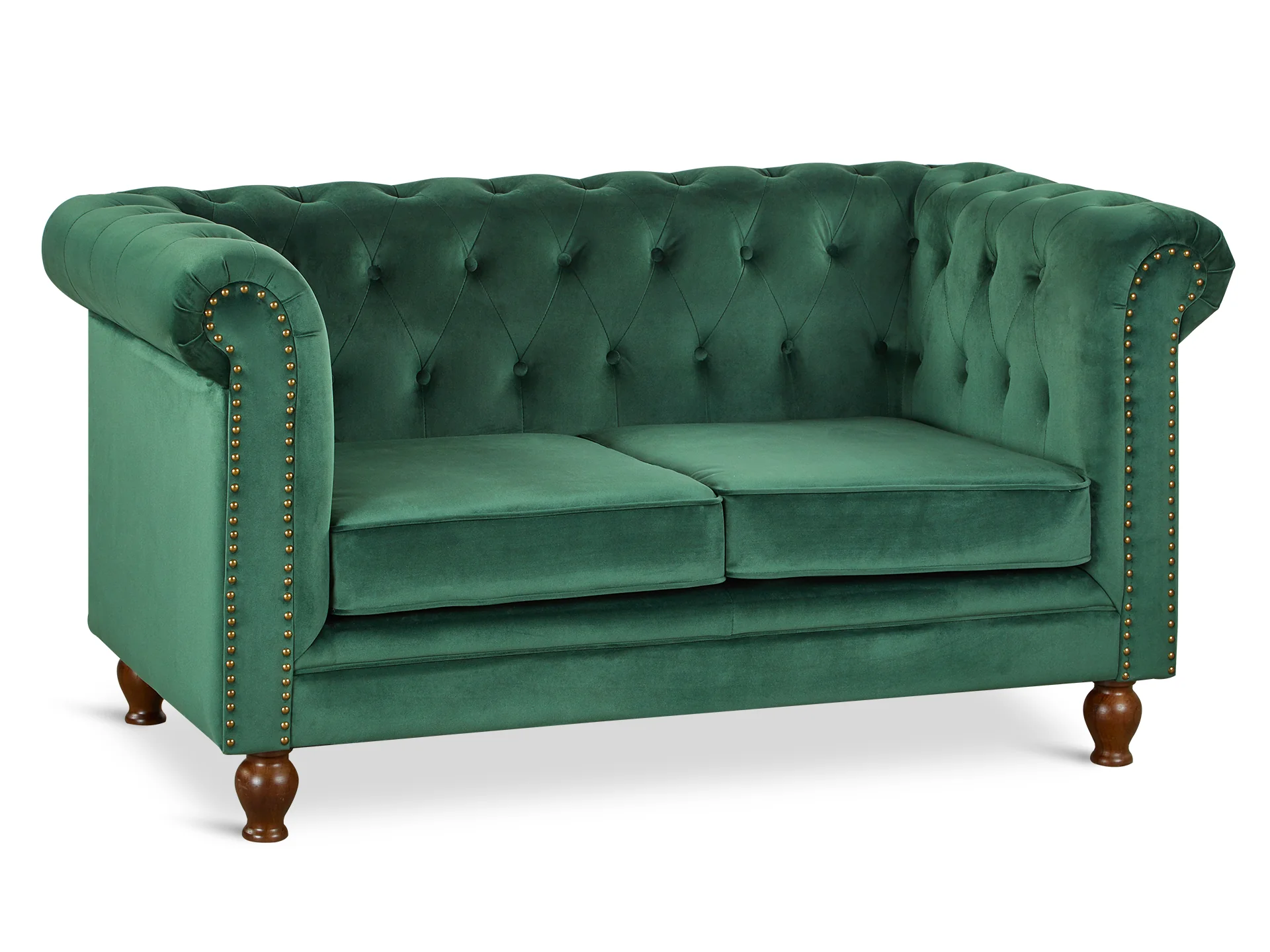 Vagas 2 Seater Sofa - Green - Image 4