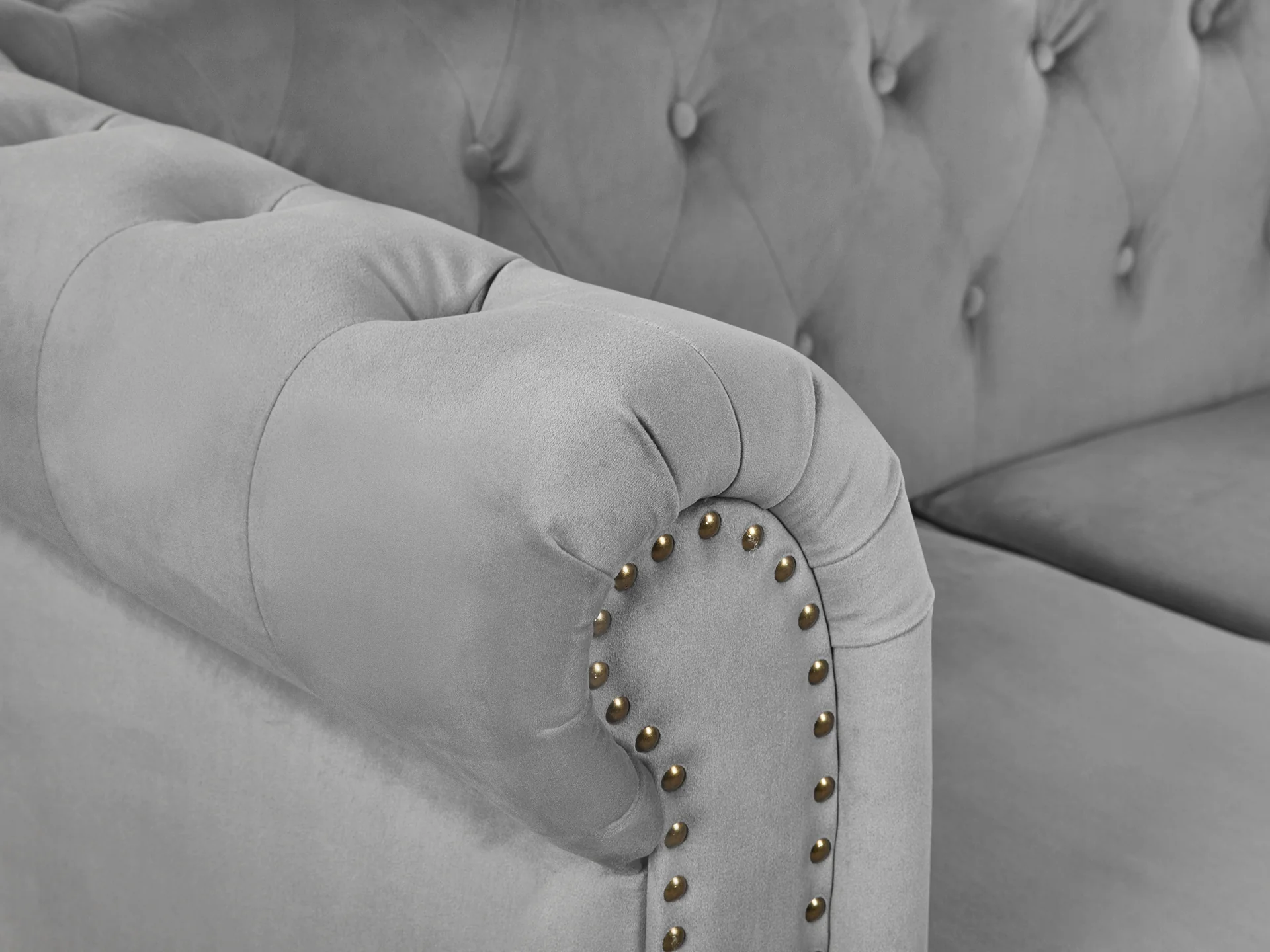 VAGAS 2 Seater Sofa - GREY - Image 5